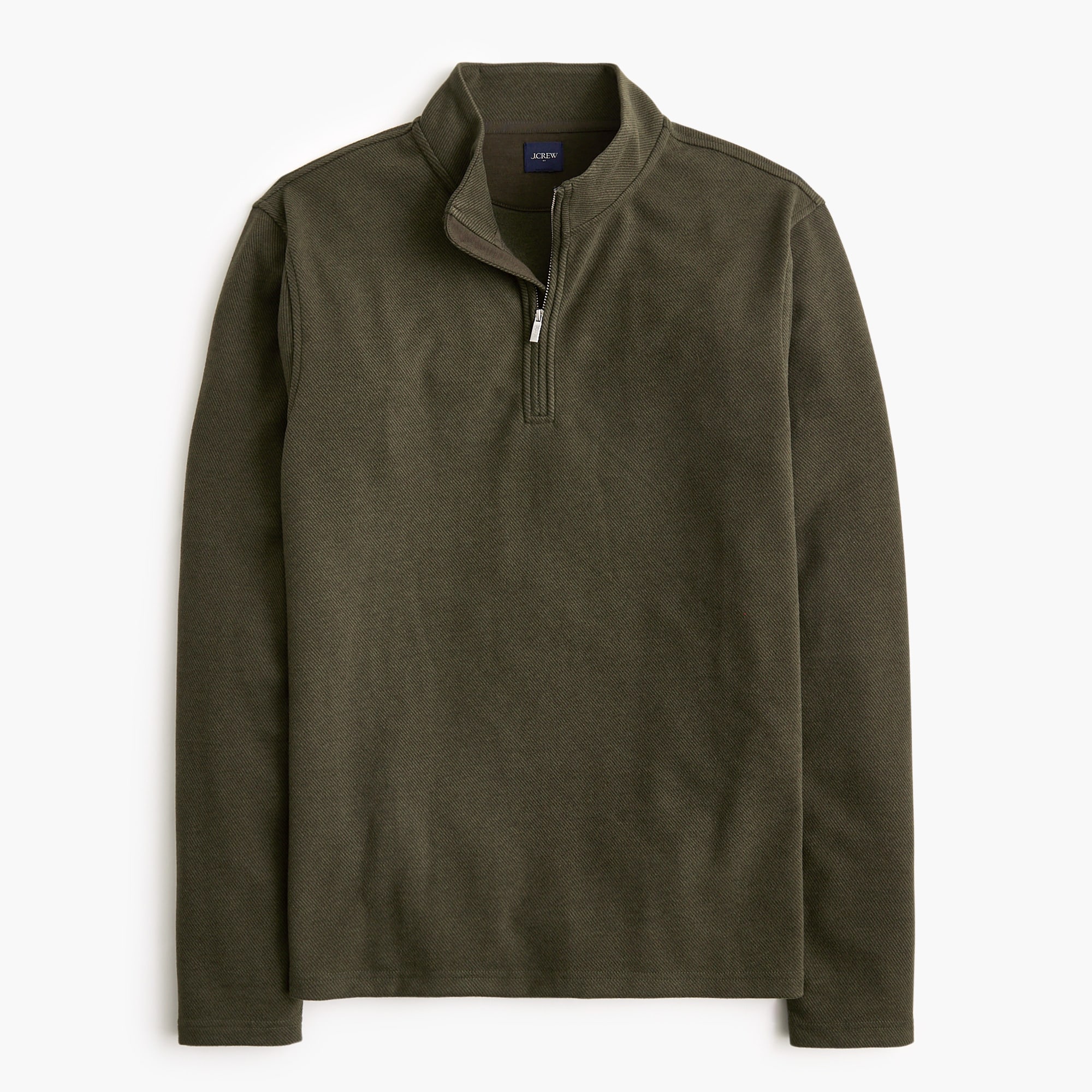 Double-knit half-zip