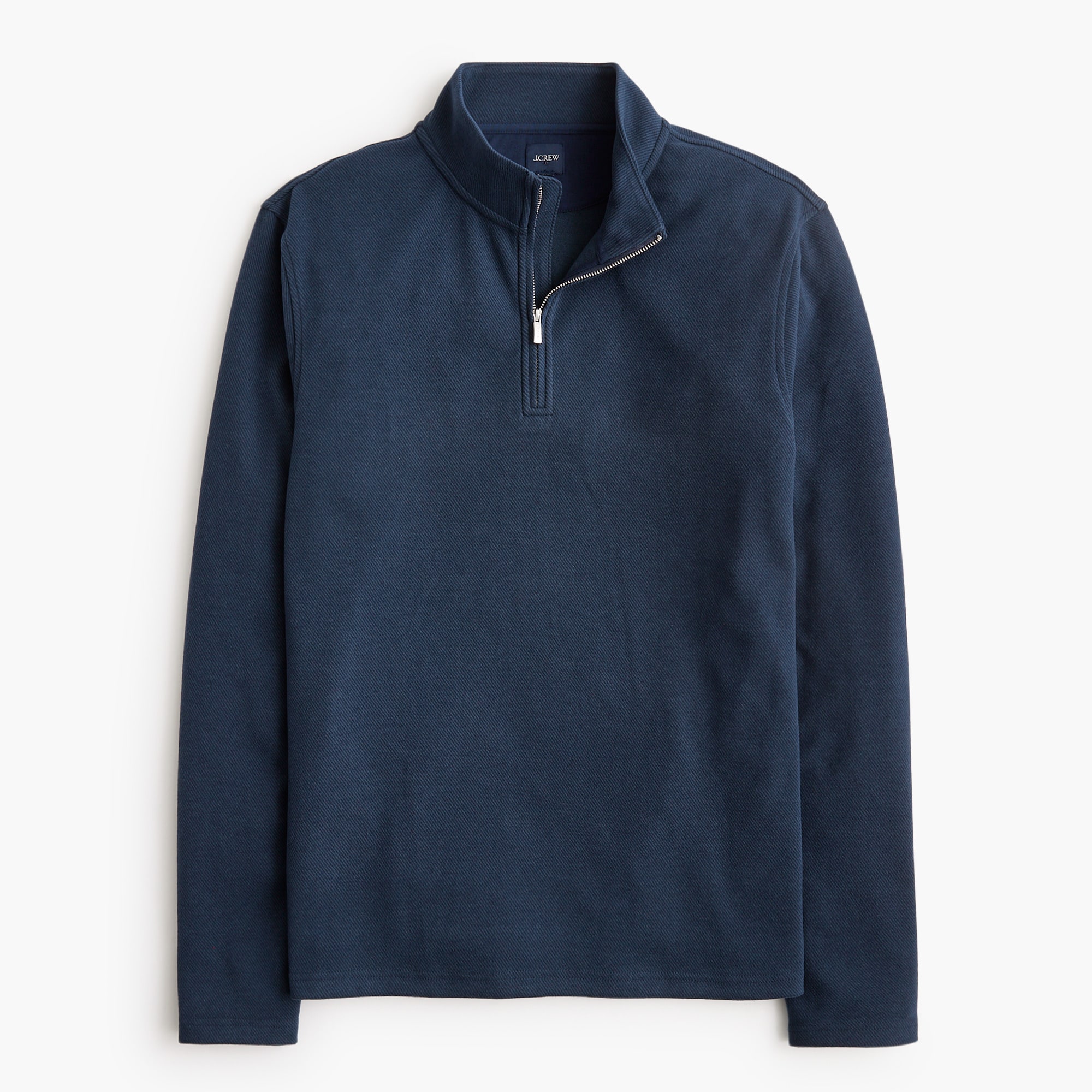 Double-knit half-zip