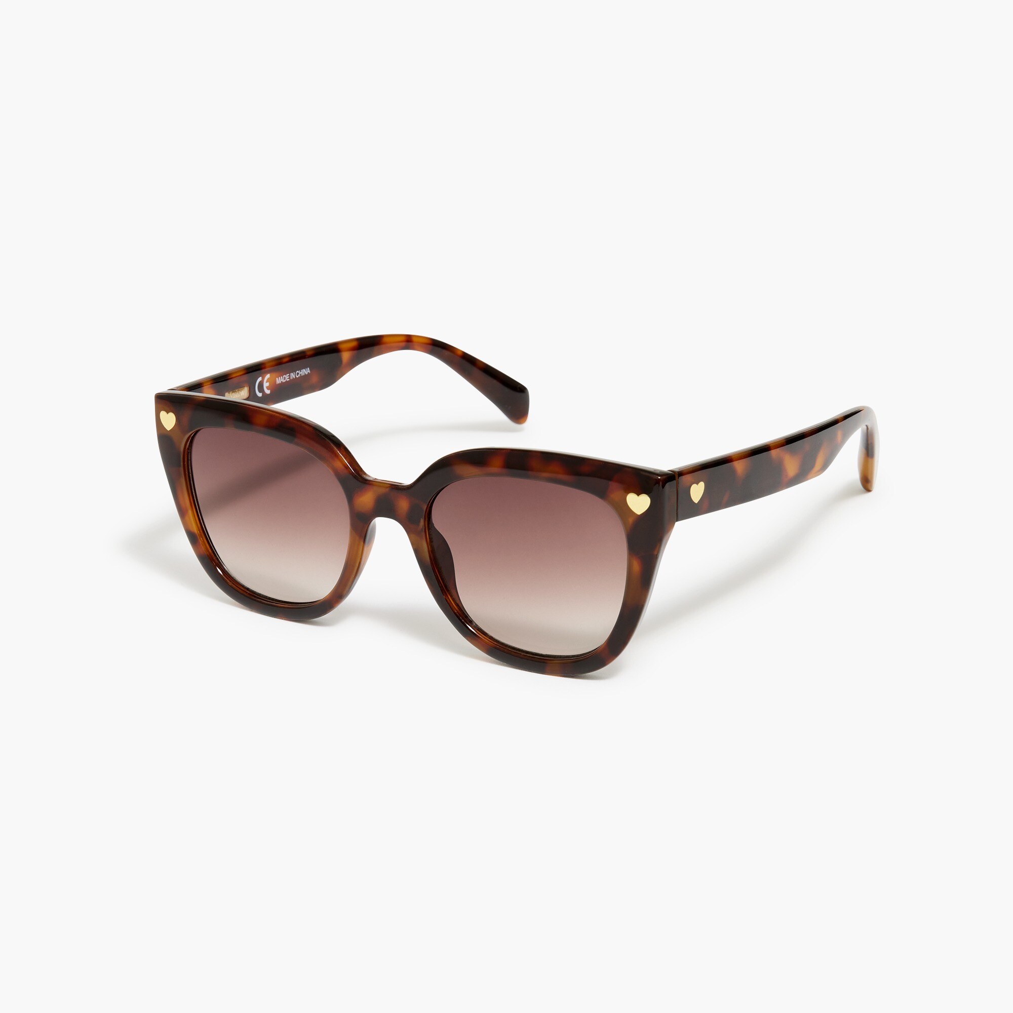Tortoise Sunglasses With Heart Detail For Women | Factory display picture 3