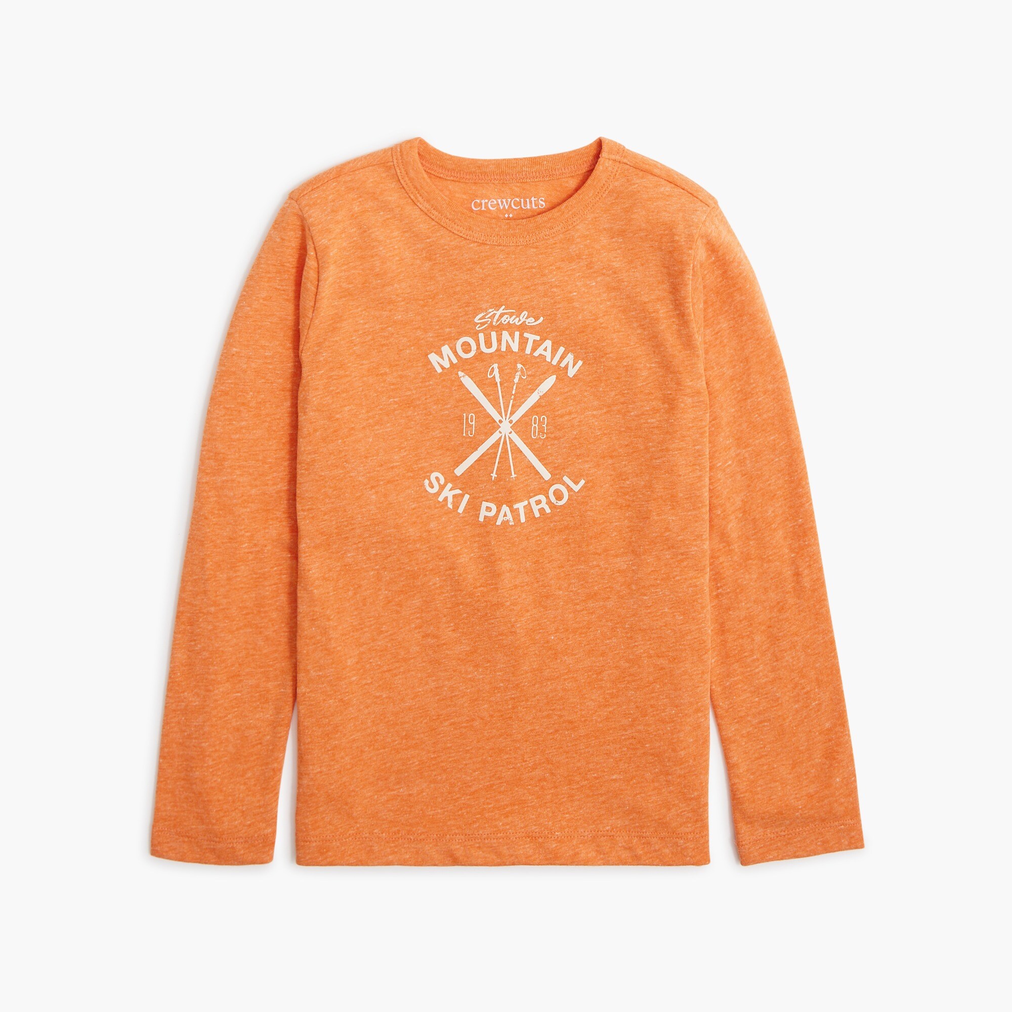 Boys' long-sleeve ski patrol graphic tee