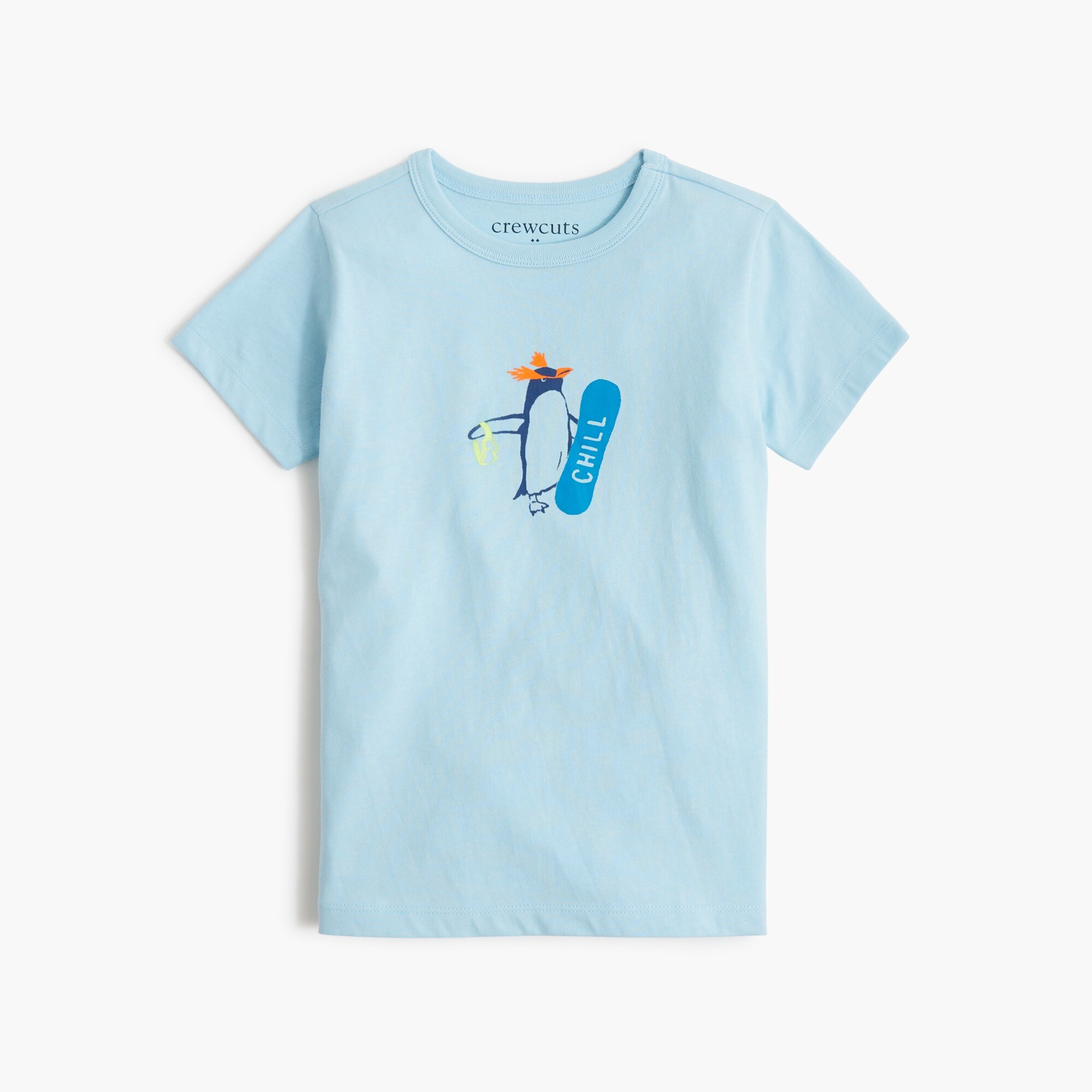 boys' "chill" penguin graphic tee for boys