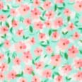 Printed performance polo shirt SPEARMINT PEACH FLORAL