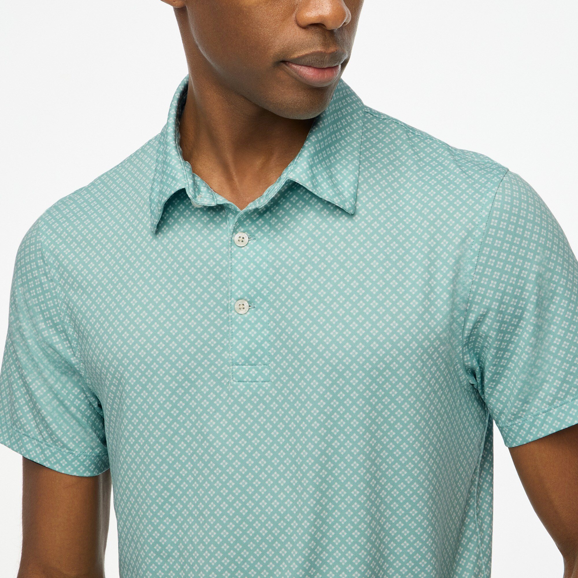 Printed performance polo shirt - image 5