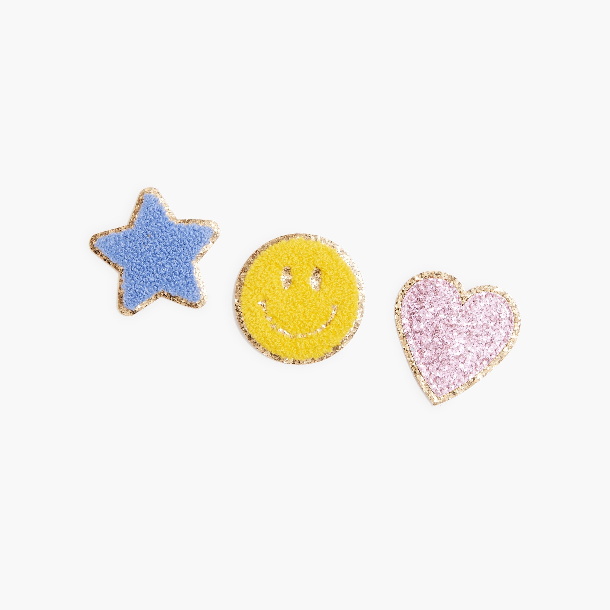 womens Happy sticker patches set-of-three