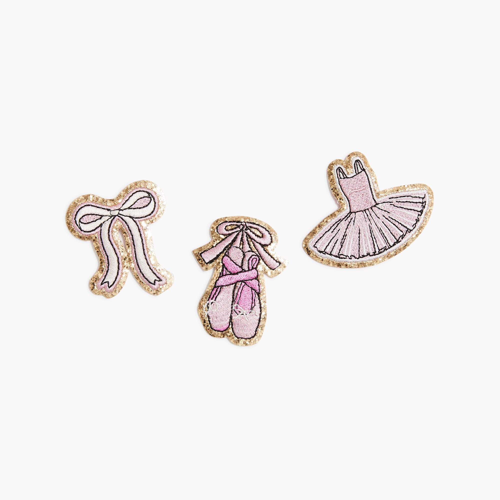 factory: ballet sticker patches set-of-three for women