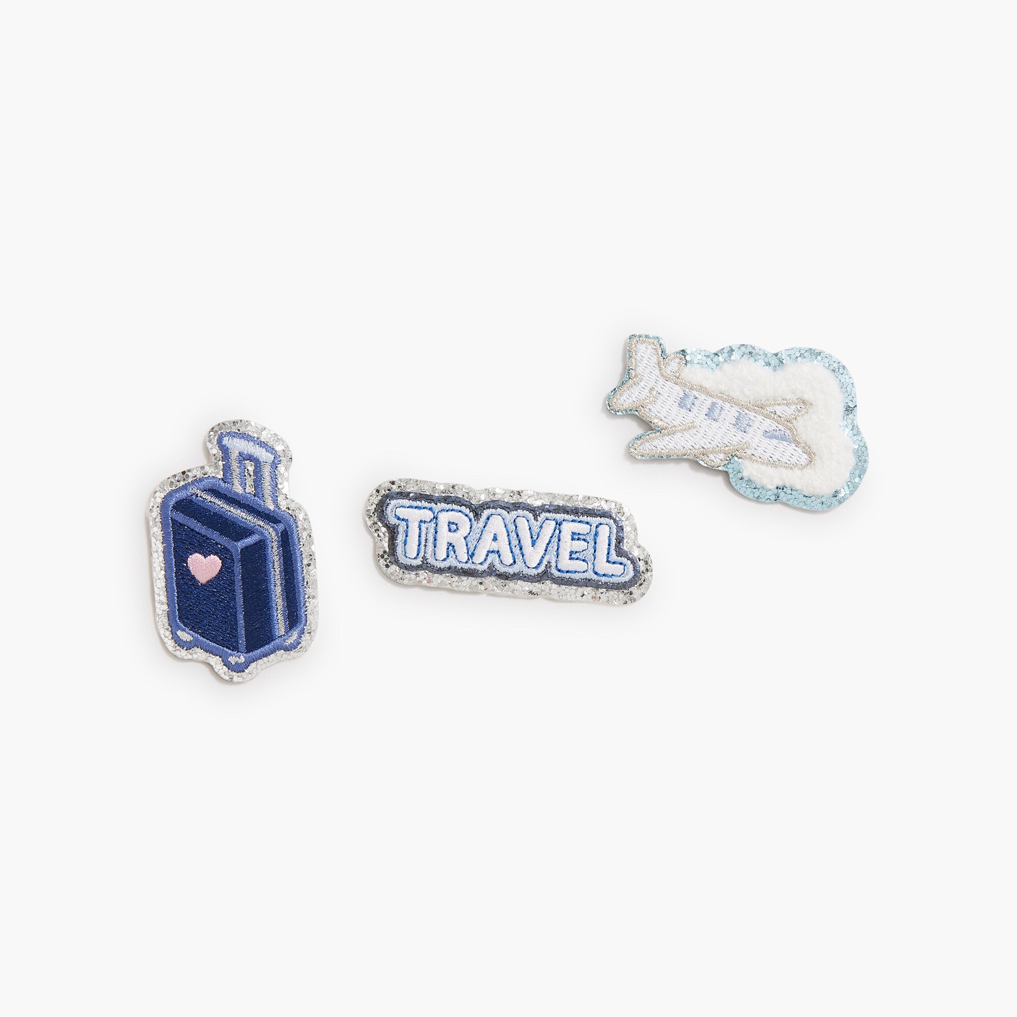 travel sticker patches set-of-three for women