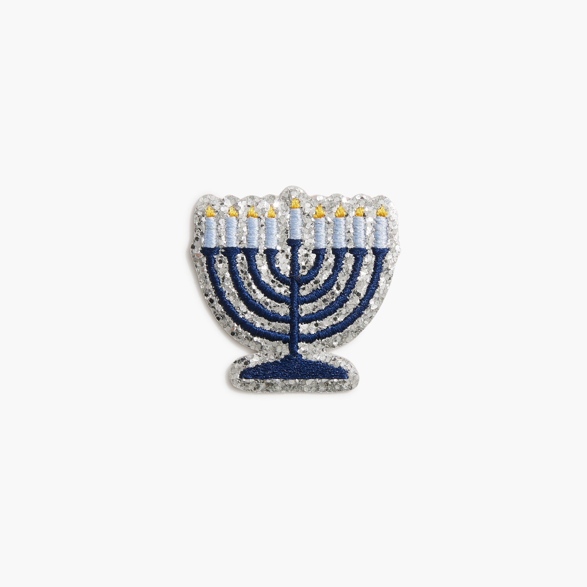 menorah sticker patch for women