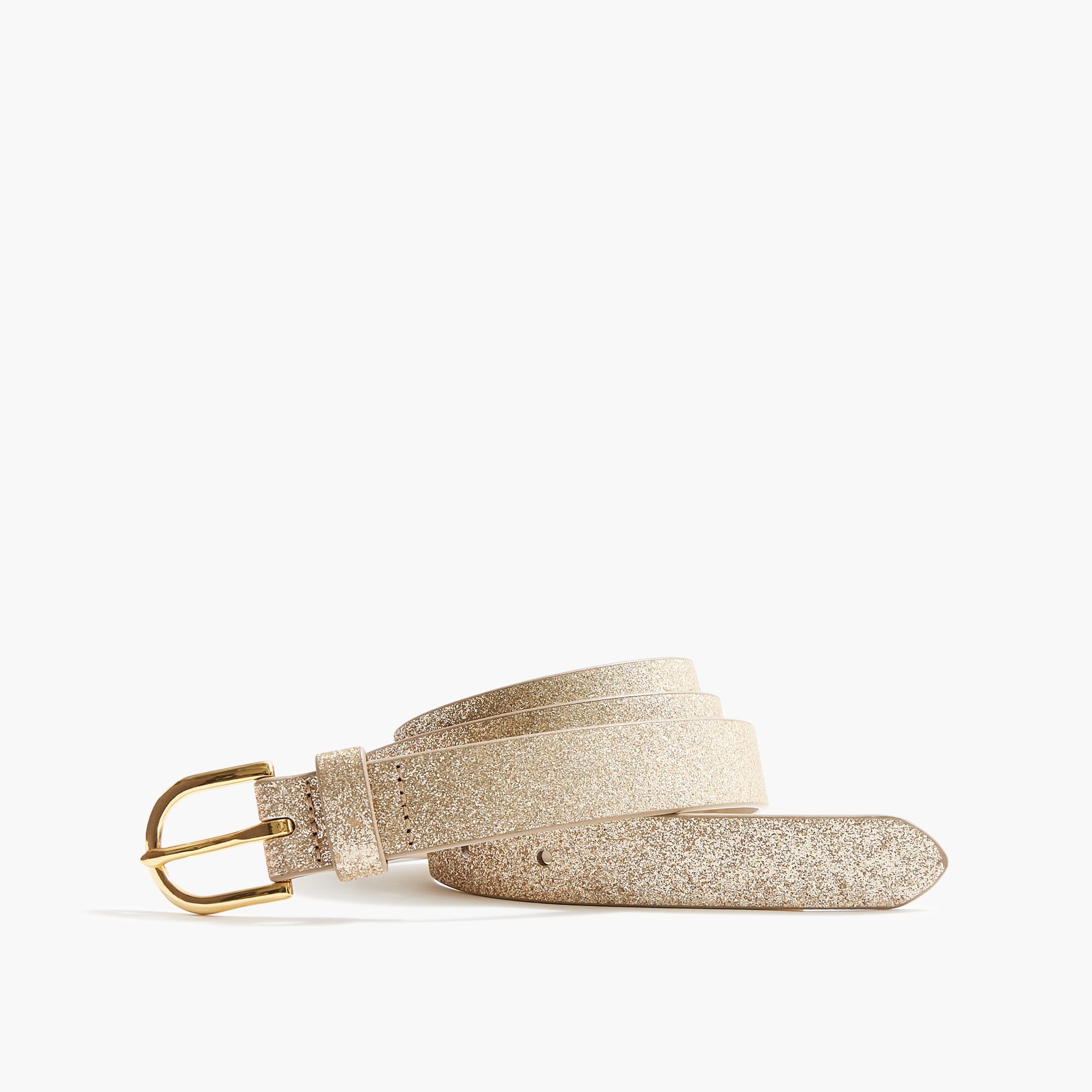 Gold glitter belt