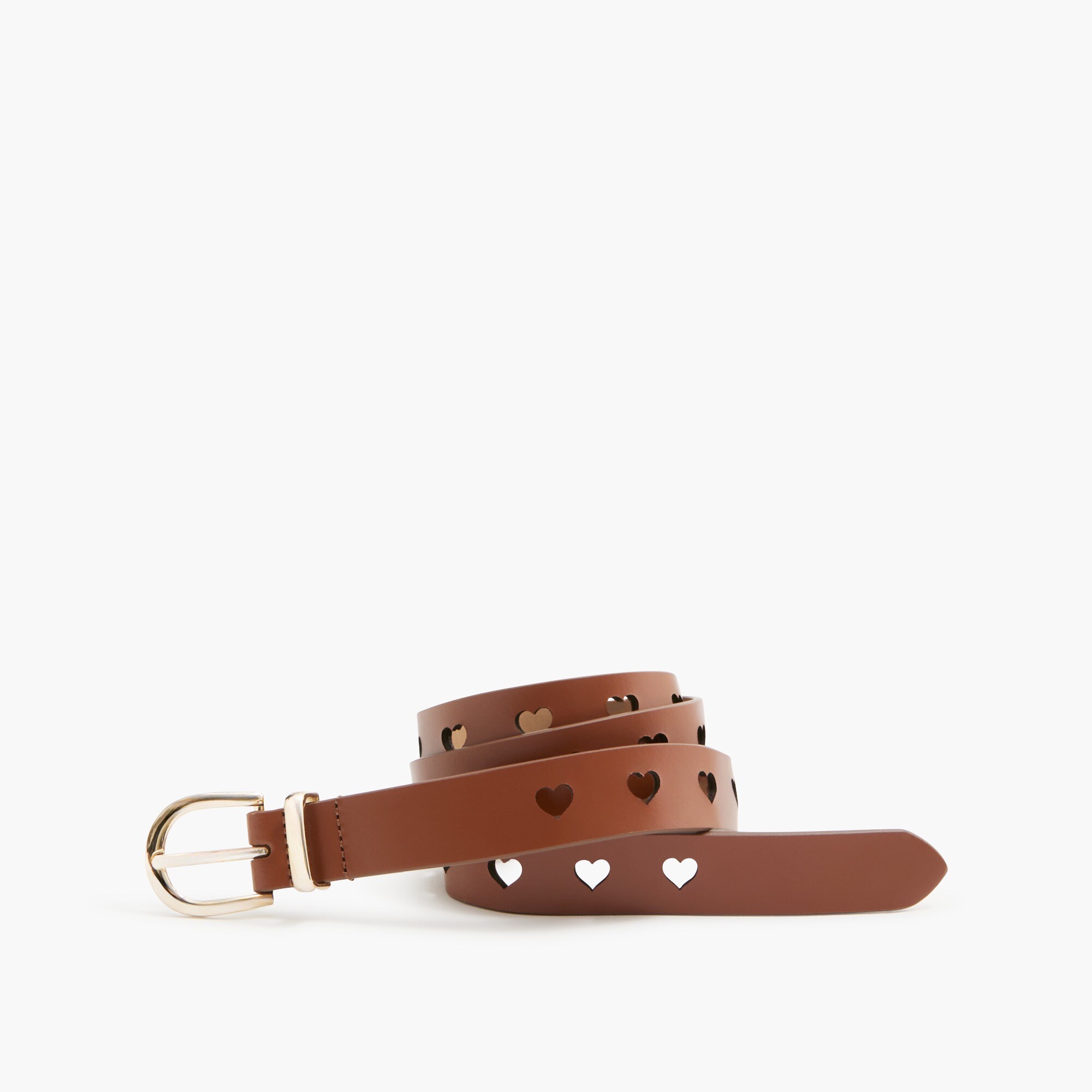 Perforated heart belt