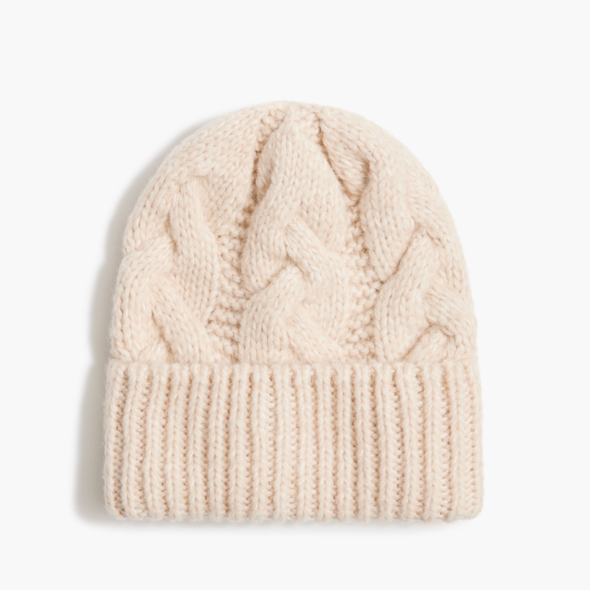  Cable-knit hat
