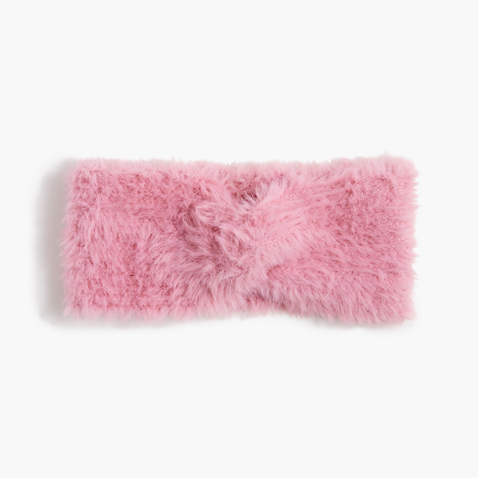 Fuzzy cold-weather headband