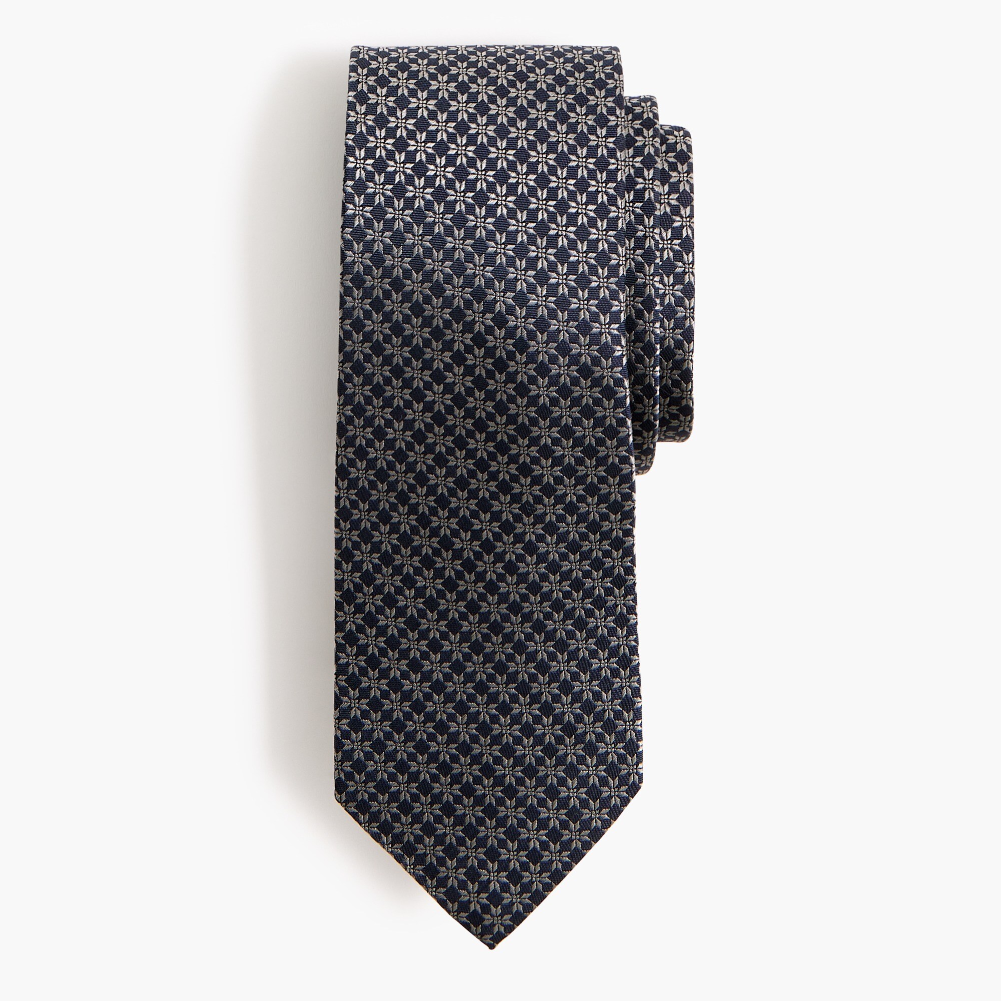 Fair Isle snowflake tie