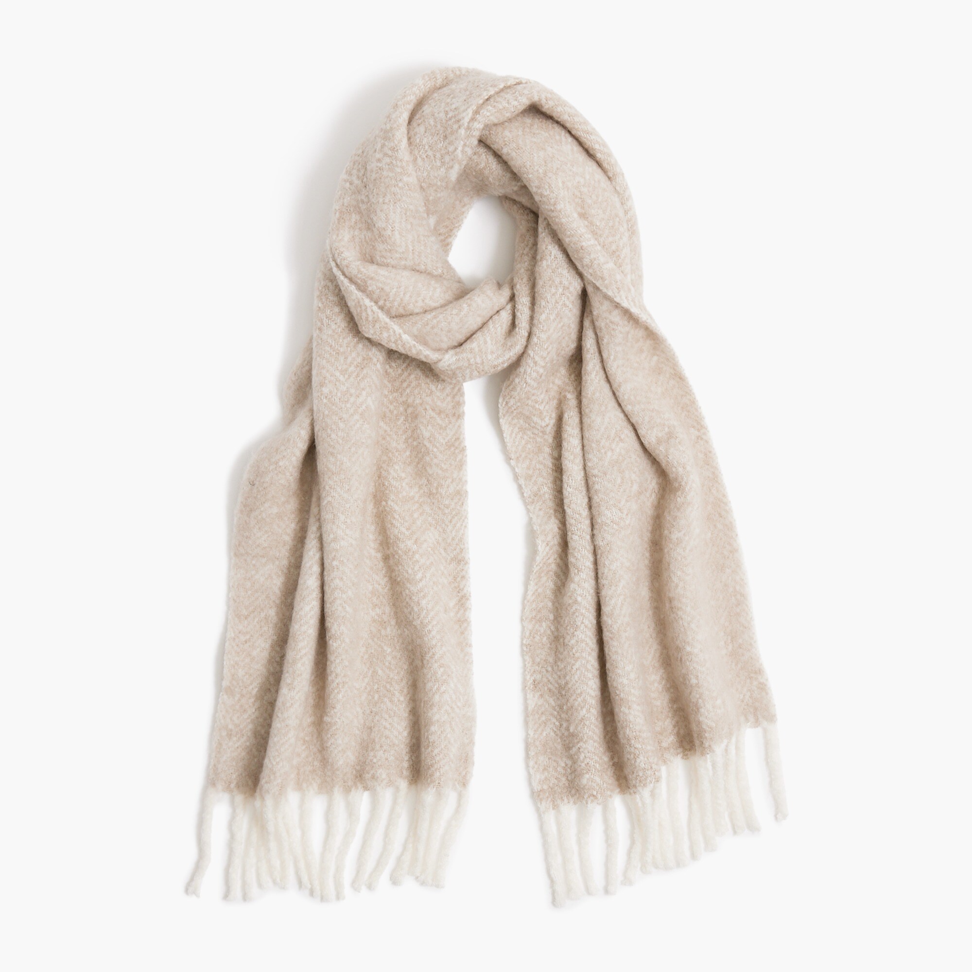 Soft herringbone scarf