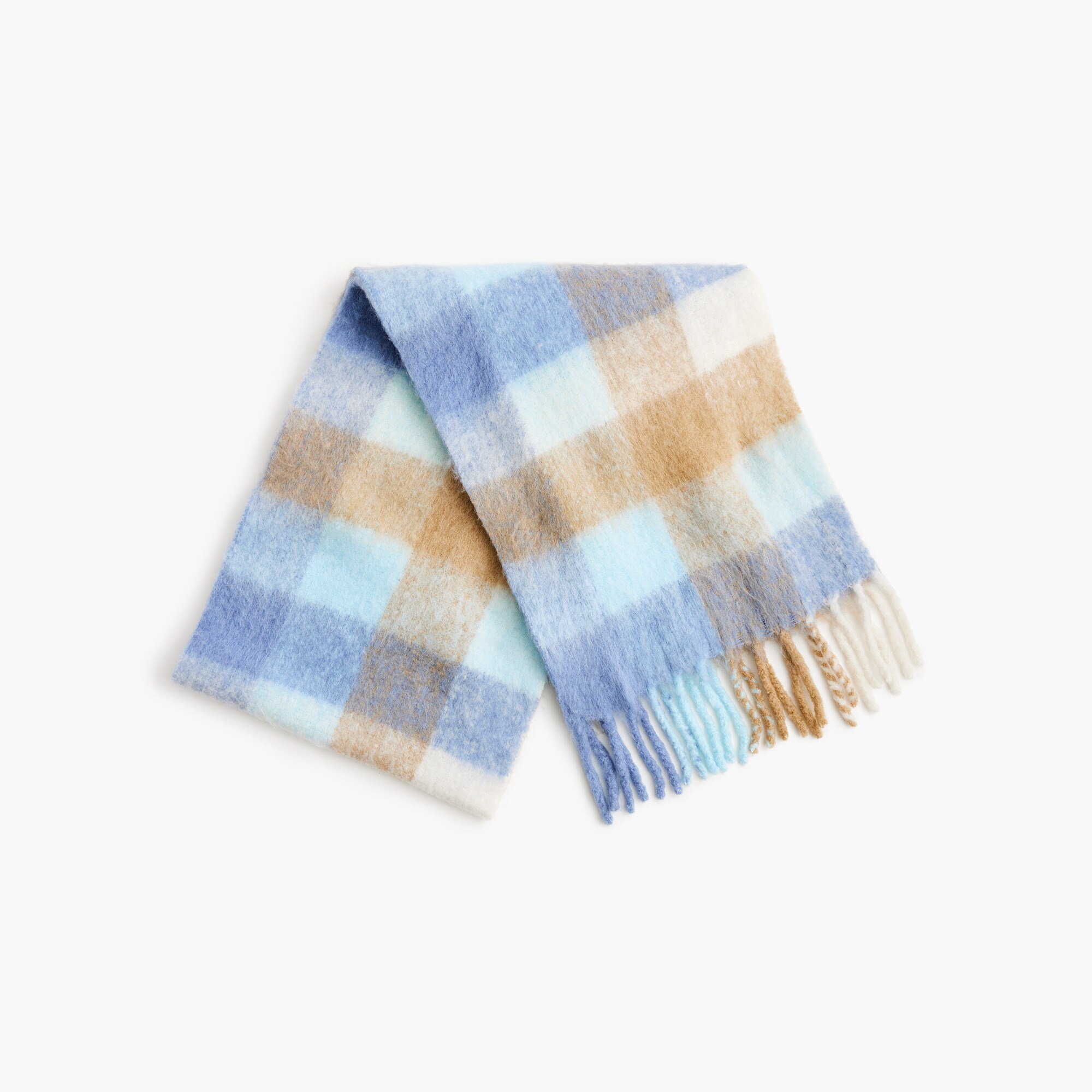 Soft plaid scarf