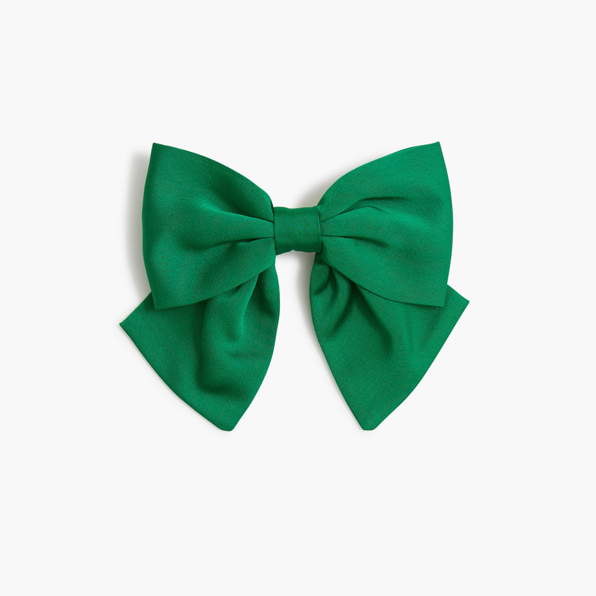 Girls' satin-bow barrette hair clip