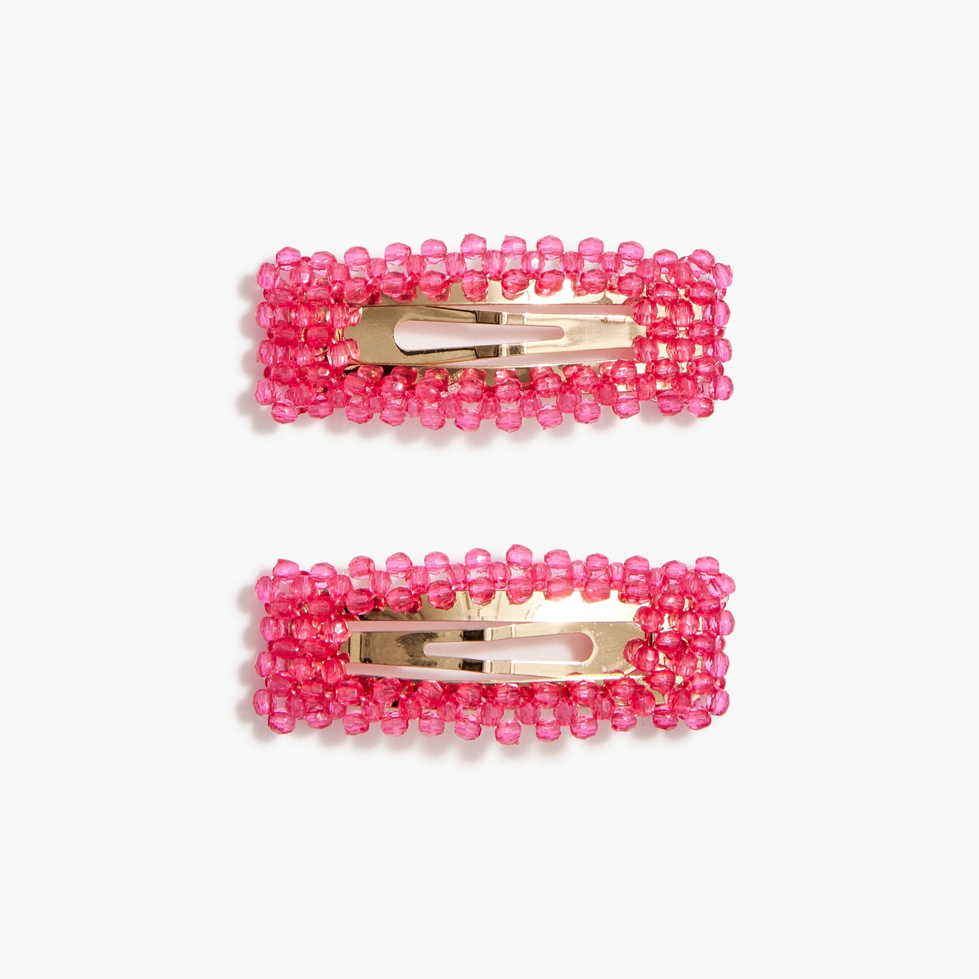 Girls' beaded hair clips