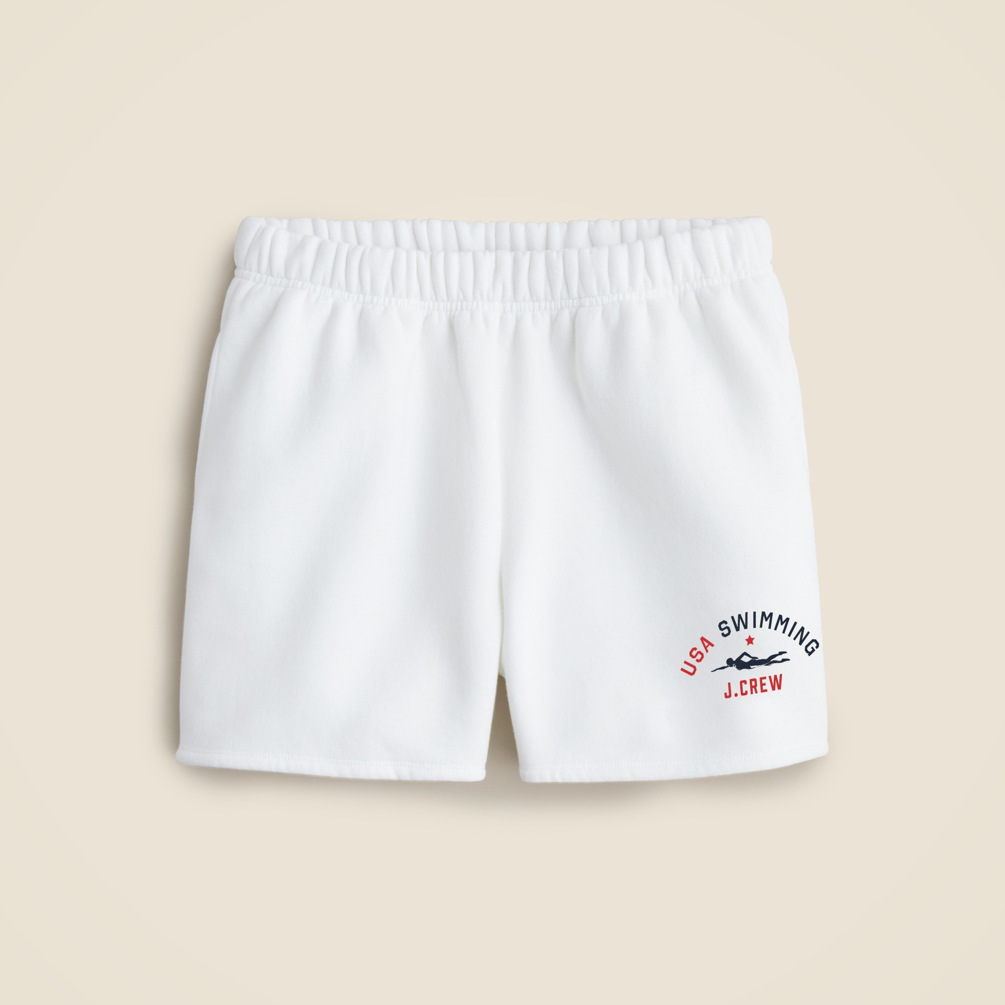 Limited-edition USA Swimming® X J.Crew heritage fleece short