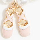 Girls' ballet pendant necklace and bracelet set BALLET SLIPPERS factory: girls' ballet pendant necklace and bracelet set for girls
