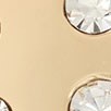 Pav&eacute; puffy heart bauble earrings GOLD factory: pav&eacute; puffy heart bauble earrings for women