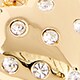 Pav&eacute; puffy heart pendant necklace GOLD factory: pav&eacute; puffy heart pendant necklace for women