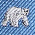 Boys' polar bear tie BLUE factory: boys' polar bear tie for boys