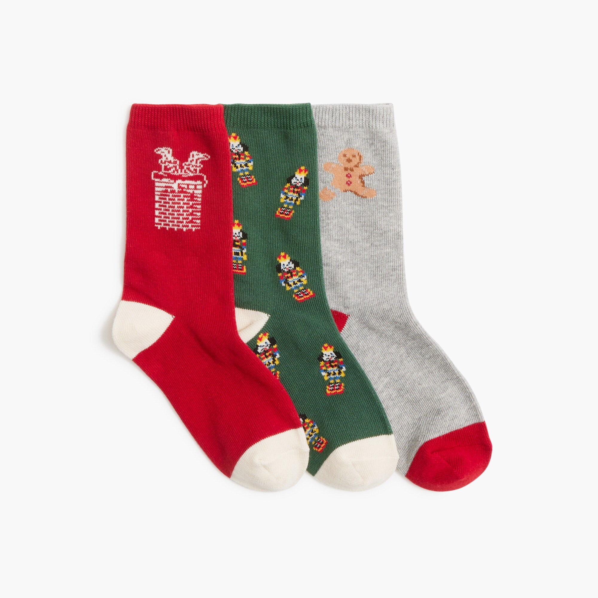 boys' christmas holiday socks three-pack for boys