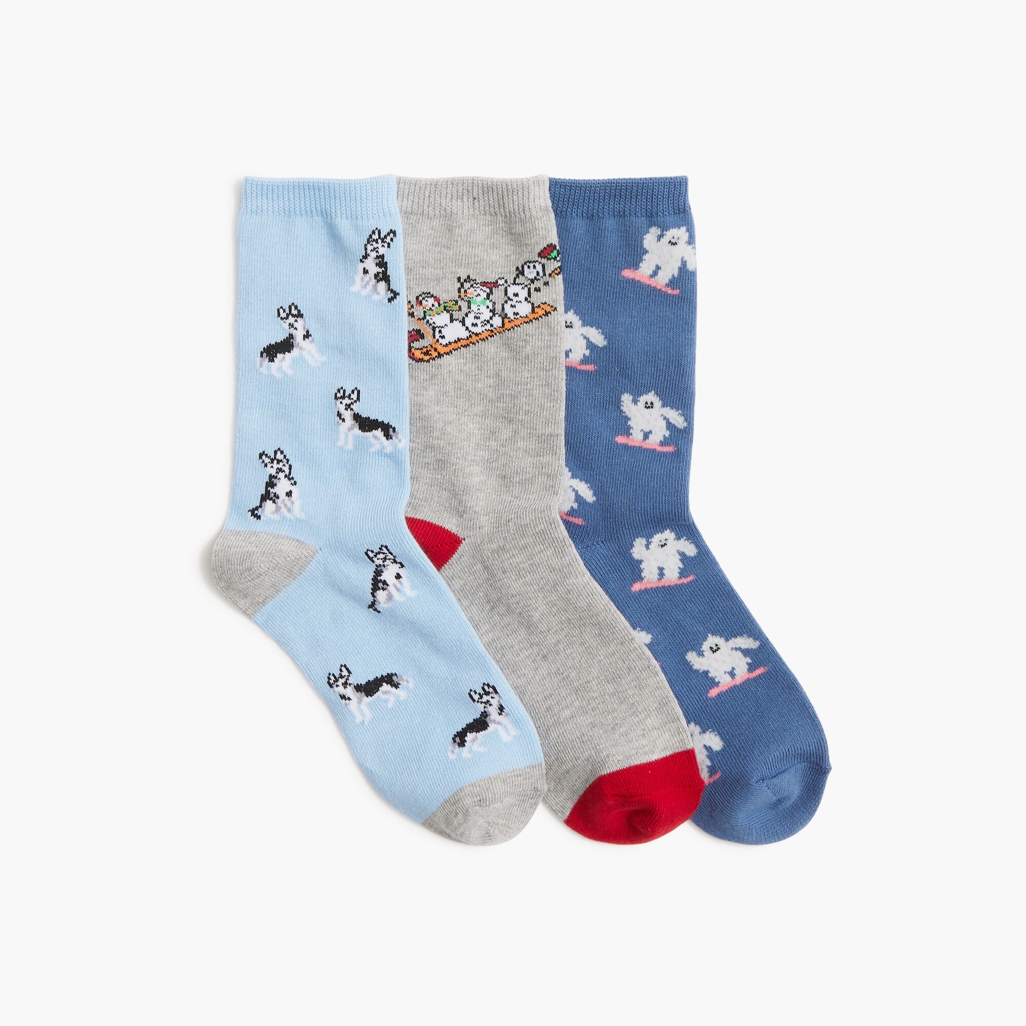 Boys' sledding socks three-pack