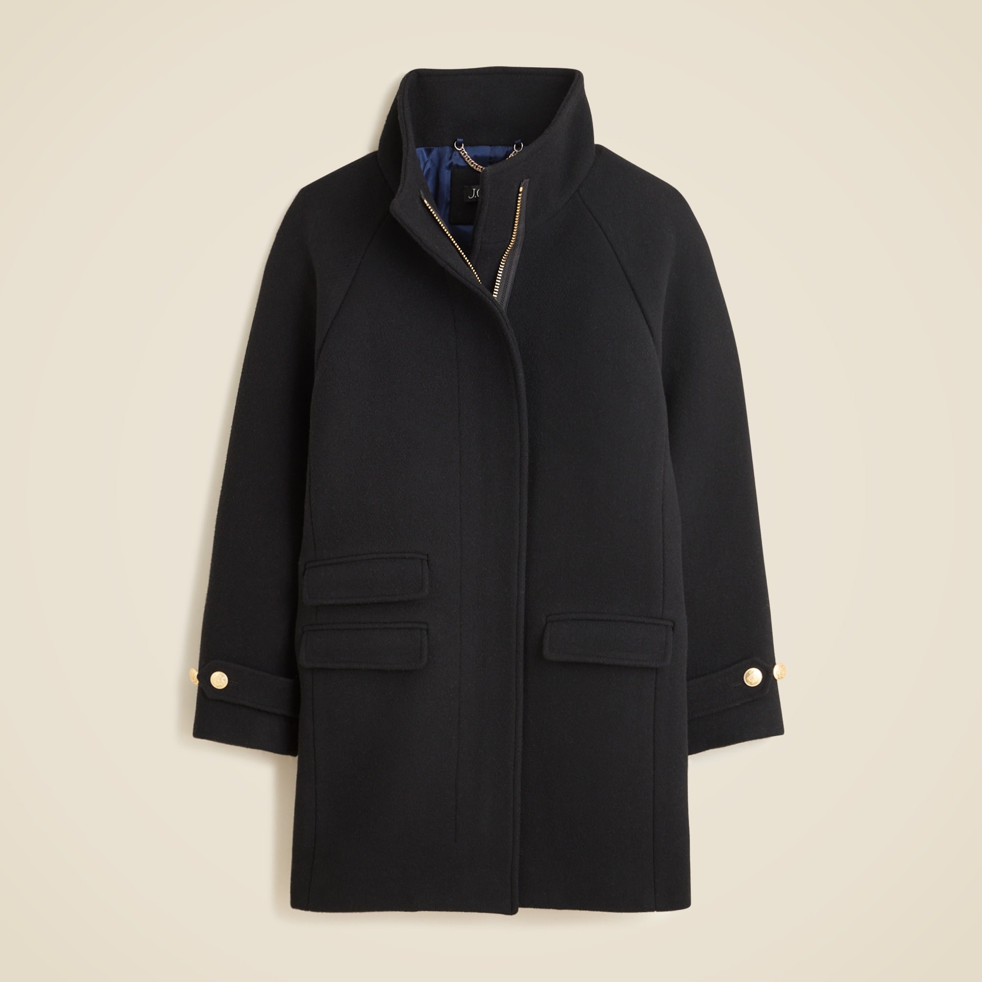 Toscana Coat In Italian Stadium cloth Wool Blend For Women J.Crew