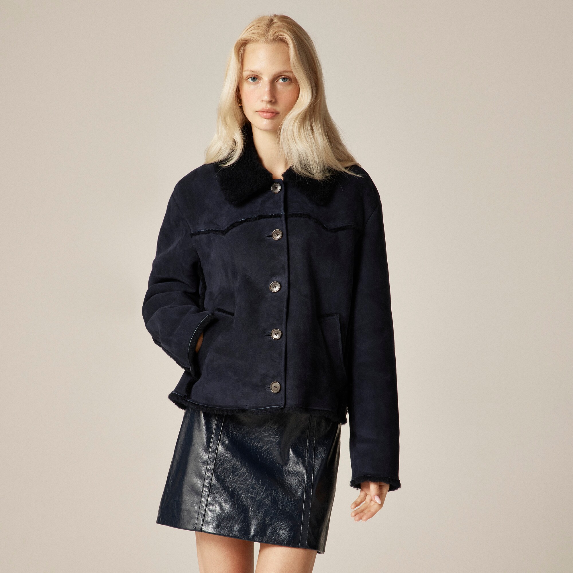 Collection shearling jacket