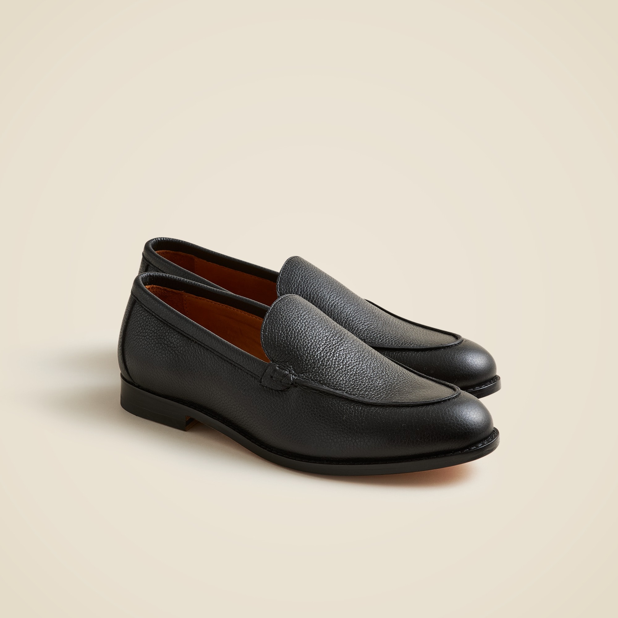 Ludlow Venetian loafers with leather soles