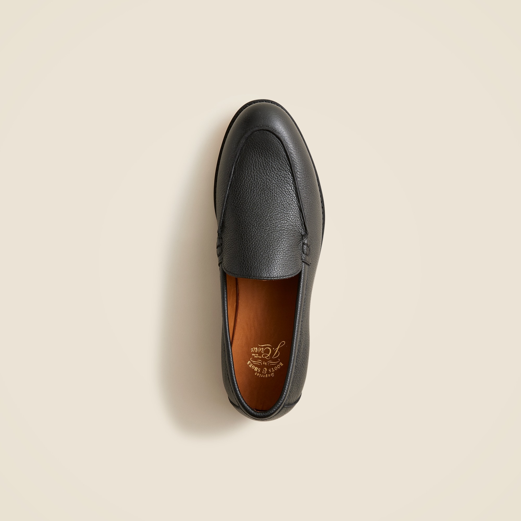 Ludlow Venetian loafers with leather soles