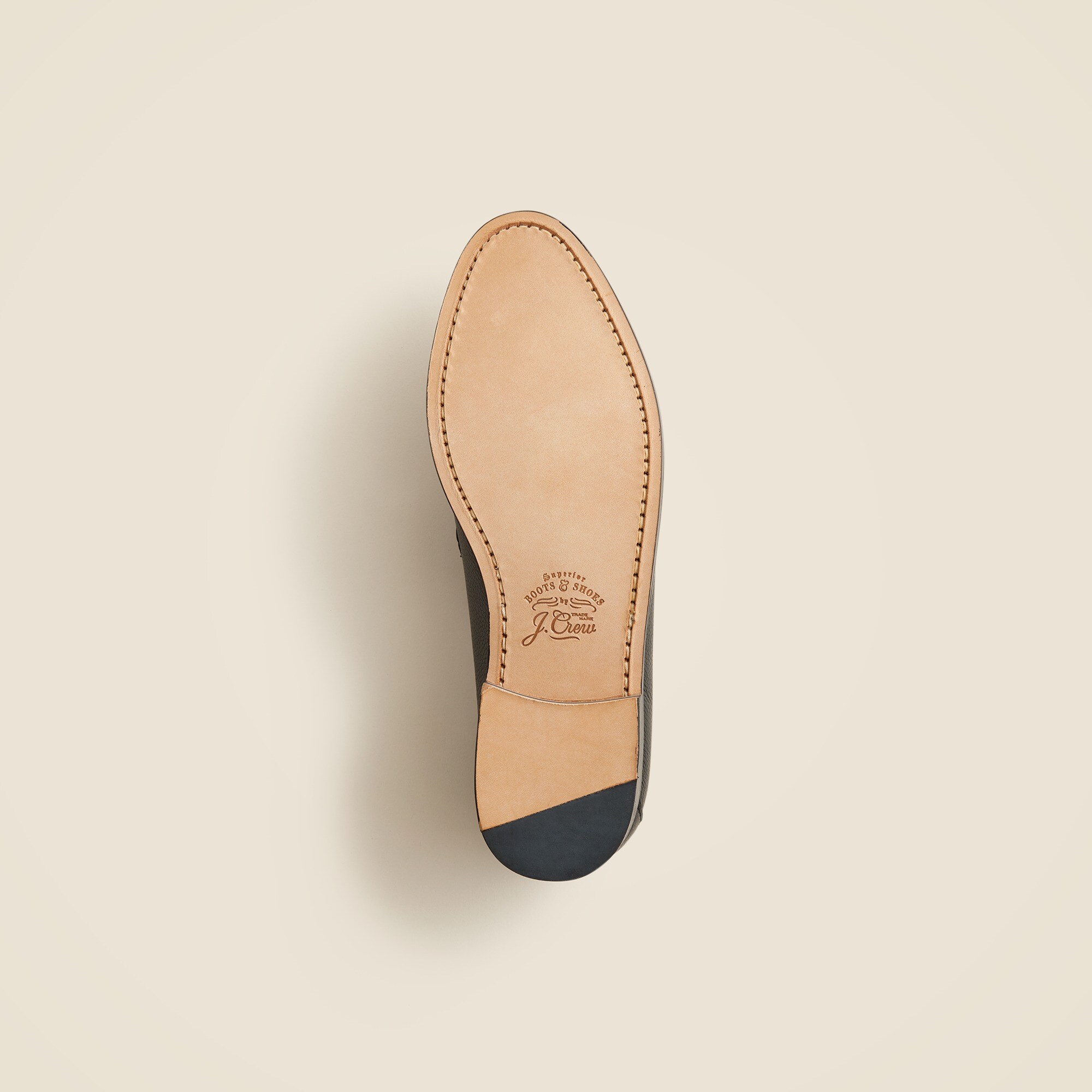 Ludlow Venetian loafers with leather soles