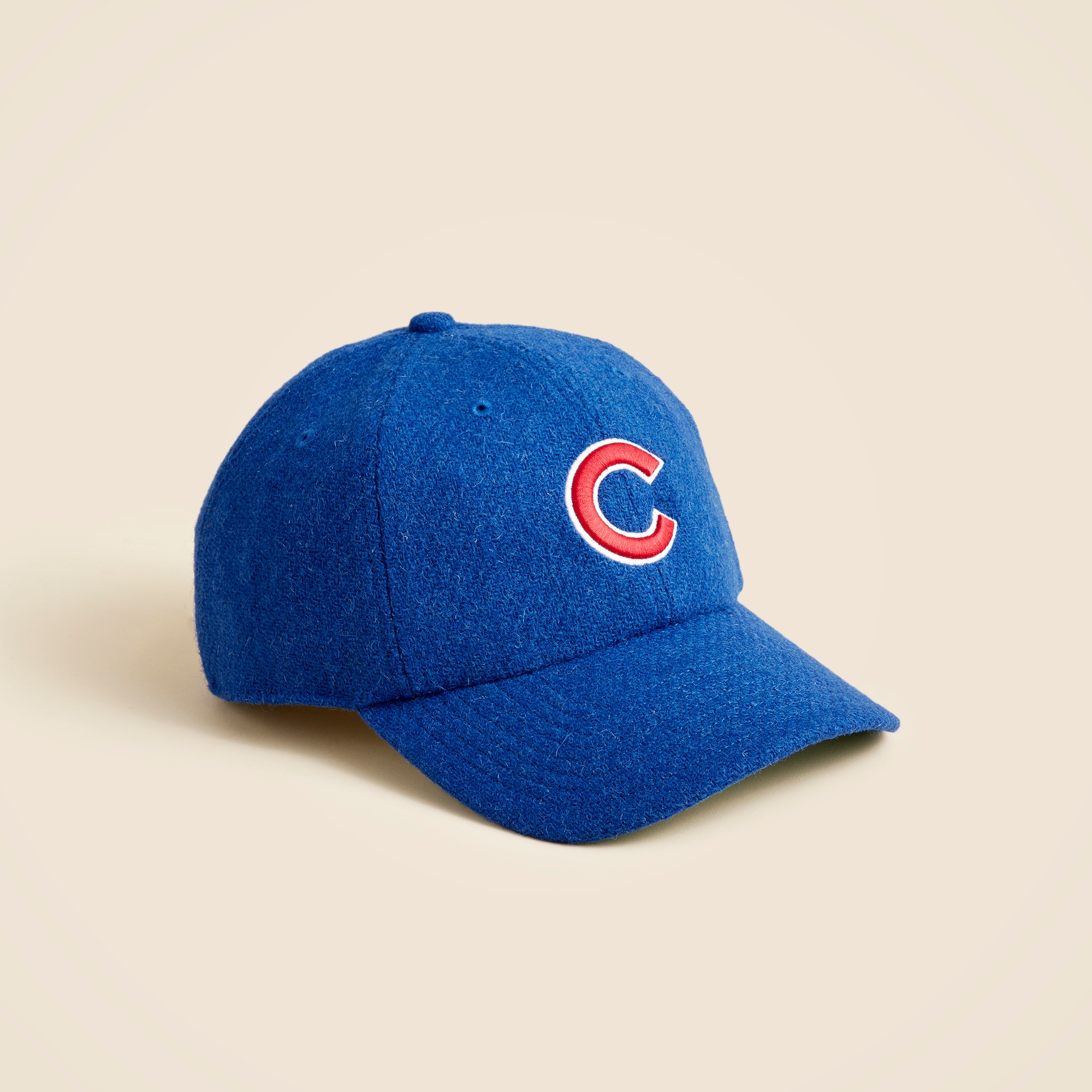 '47 x j.crew chicago cubs clean up cap in harris tweed&reg; for men