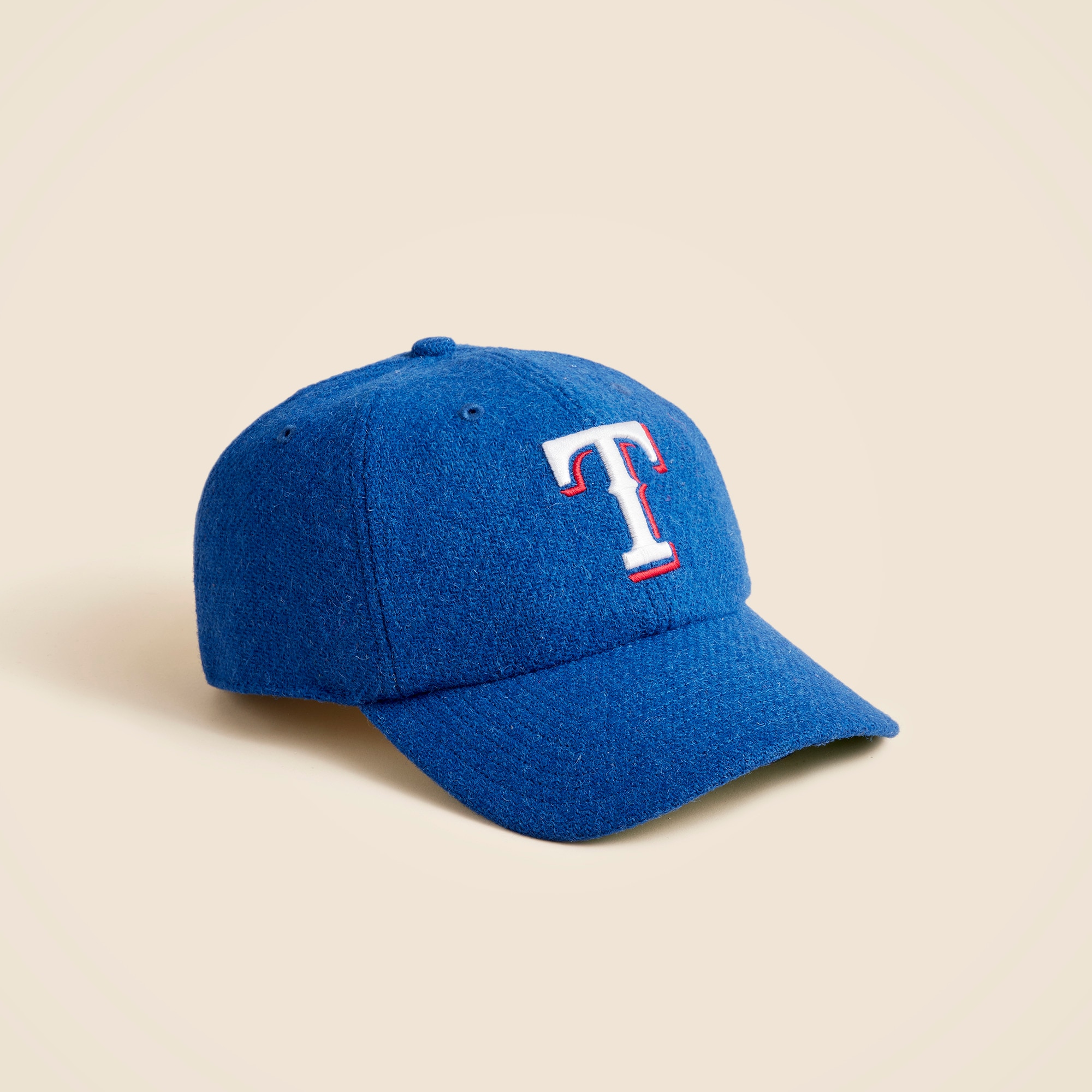 '47 x j.crew texas rangers clean up cap in harris tweed&reg; for men