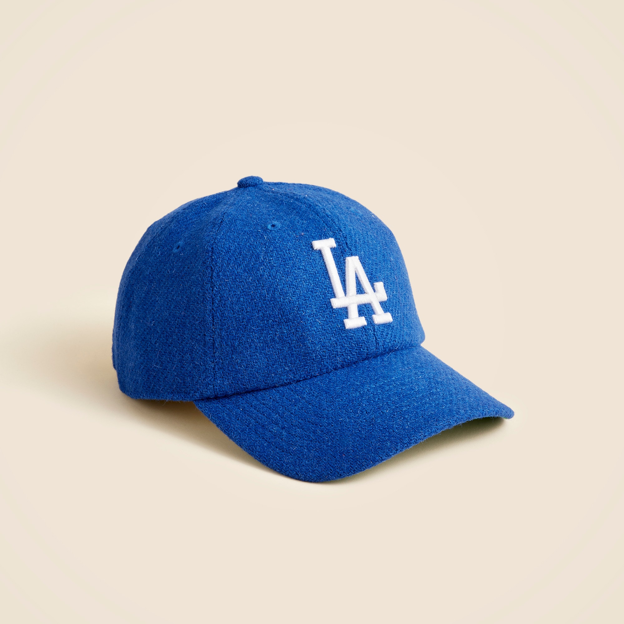 '47 x j.crew los angeles dodgers clean up cap in harris tweed&reg; for men