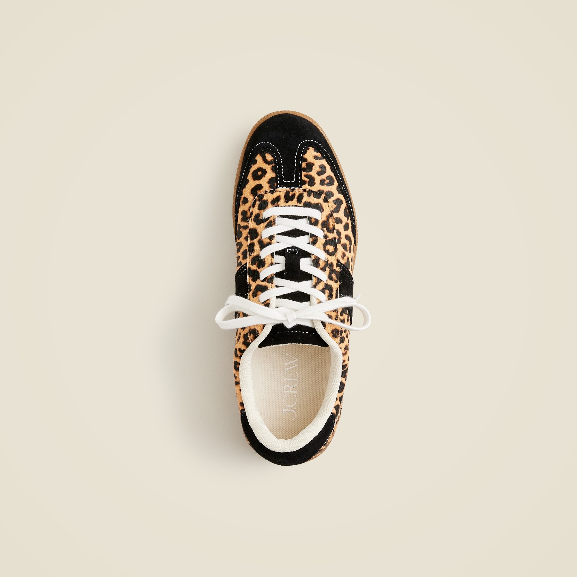 J.Crew field sneakers in calf hair