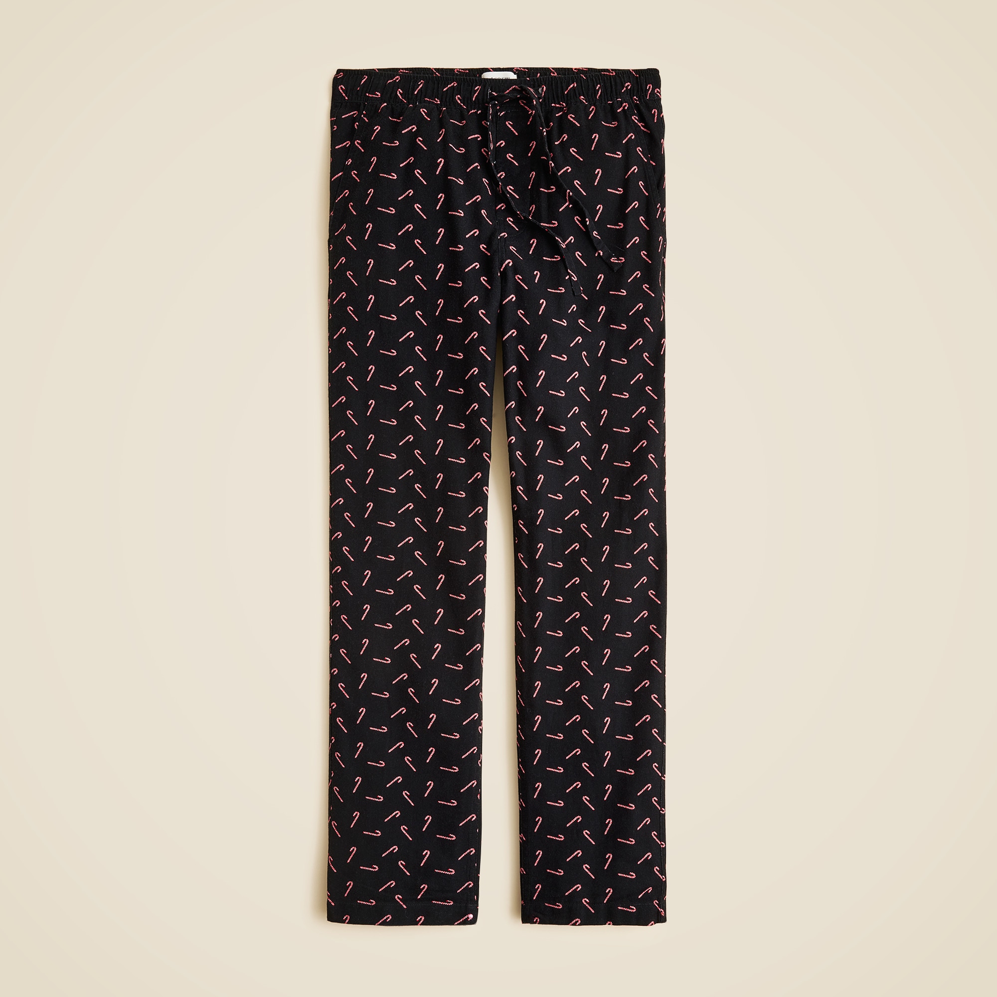 Flannel pajama pant in print