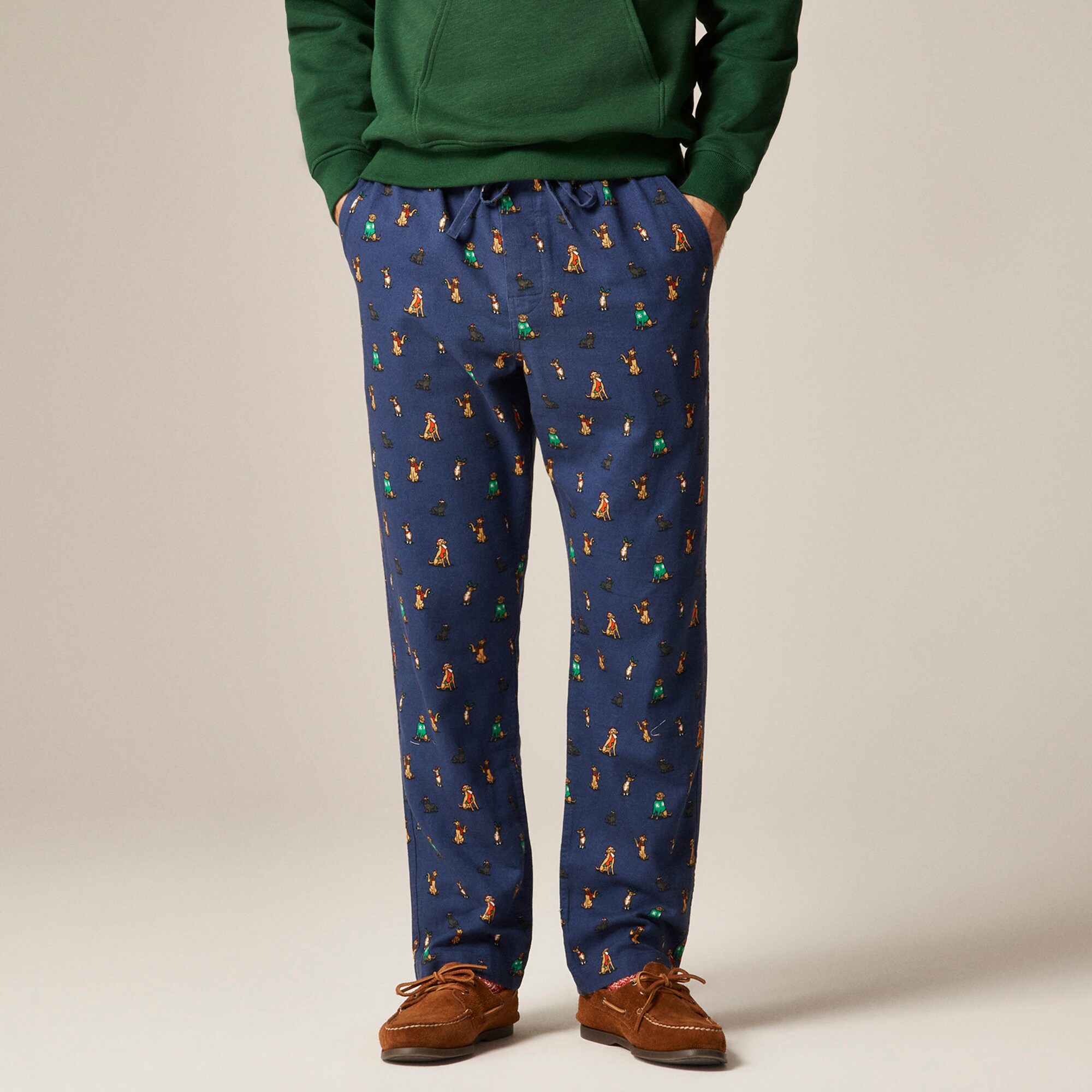 mens Flannel pajama pant in print