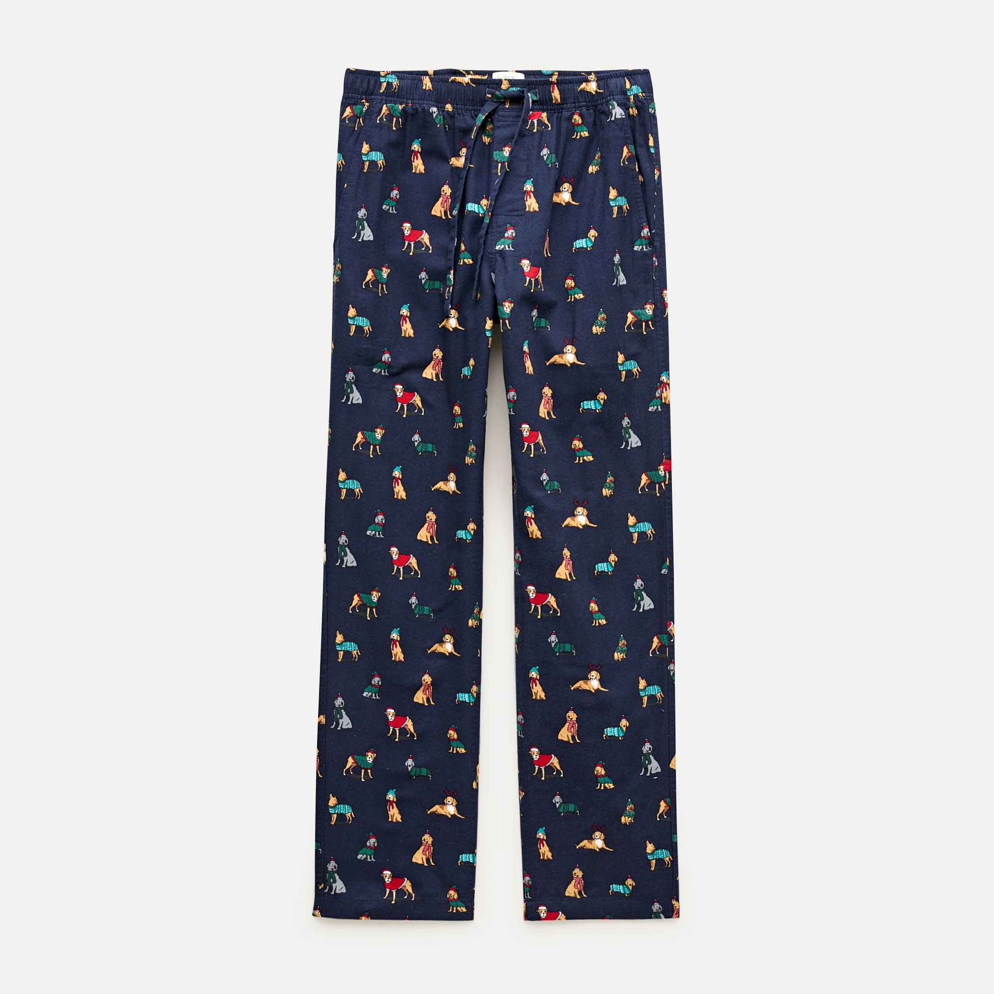Flannel pajama pant in print