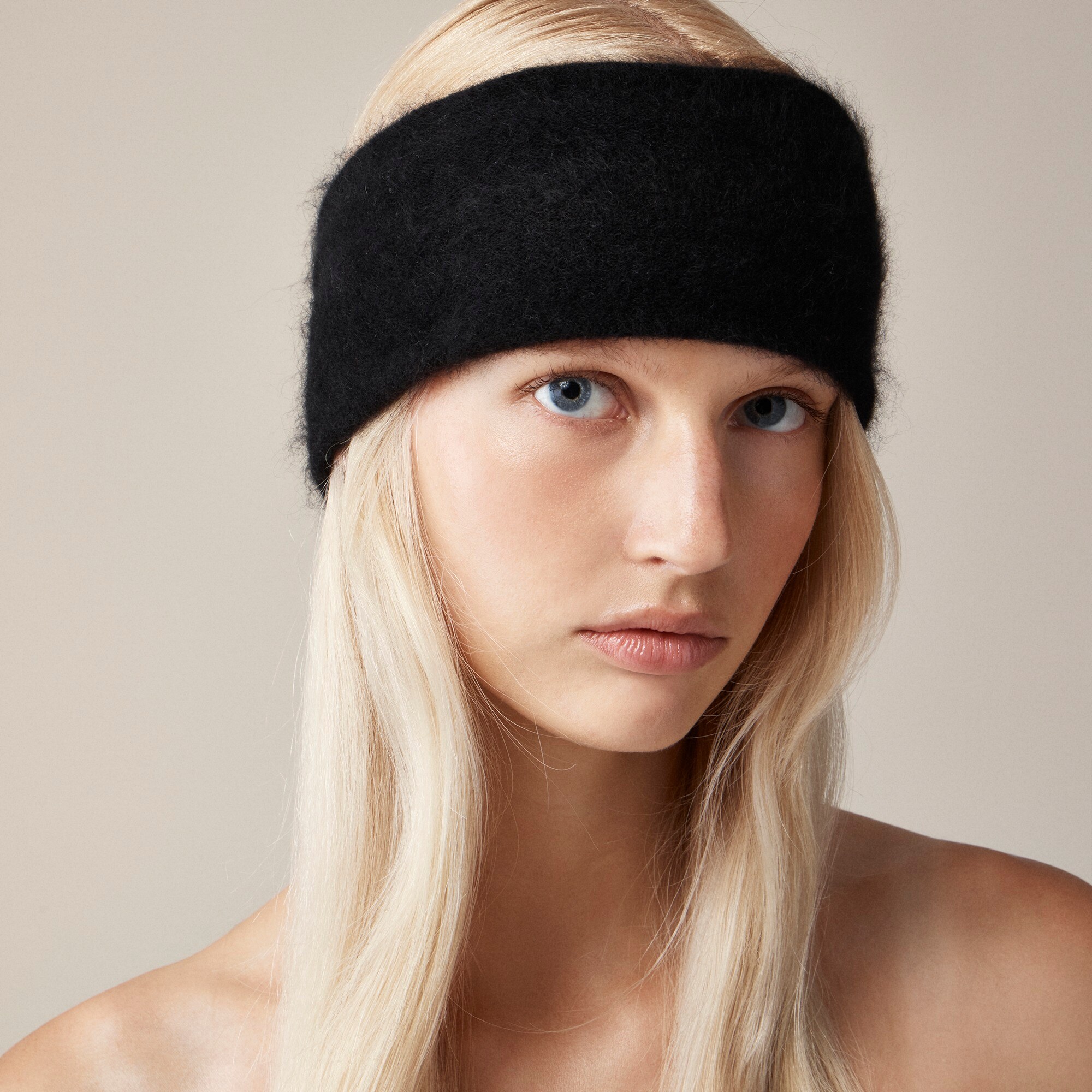 Brushed cashmere headband