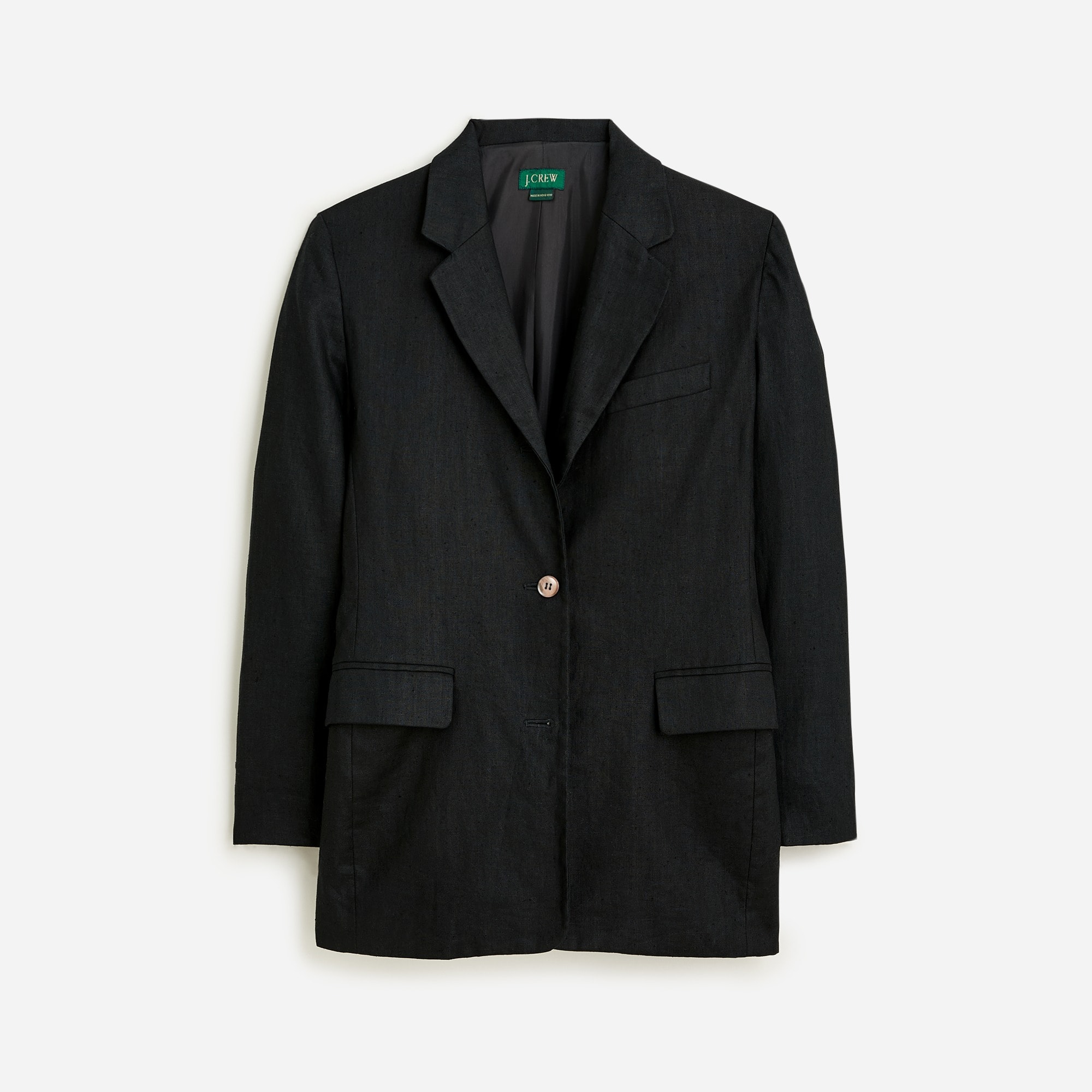 womens Vintage J.Crew '90s linen blazer