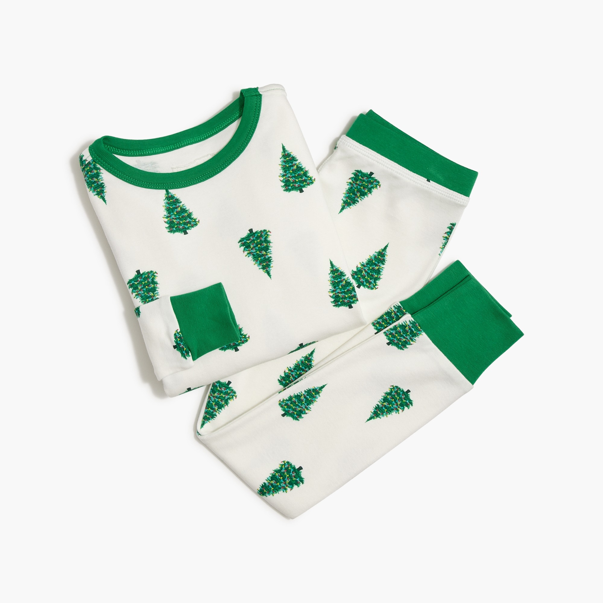 Boys' Christmas tree pajama set