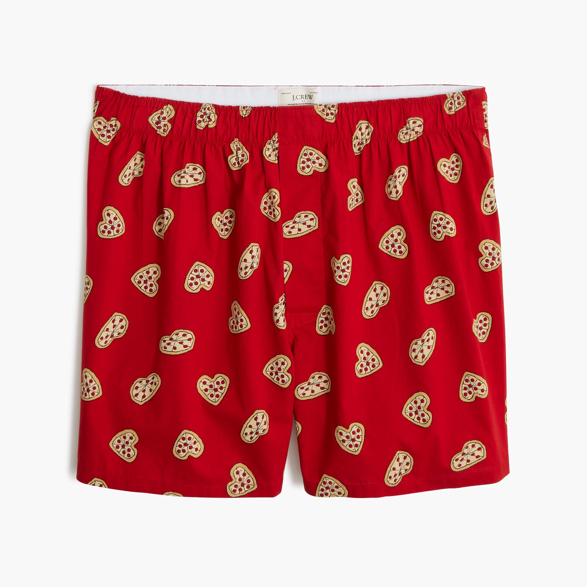 Boys' heart pizza boxers