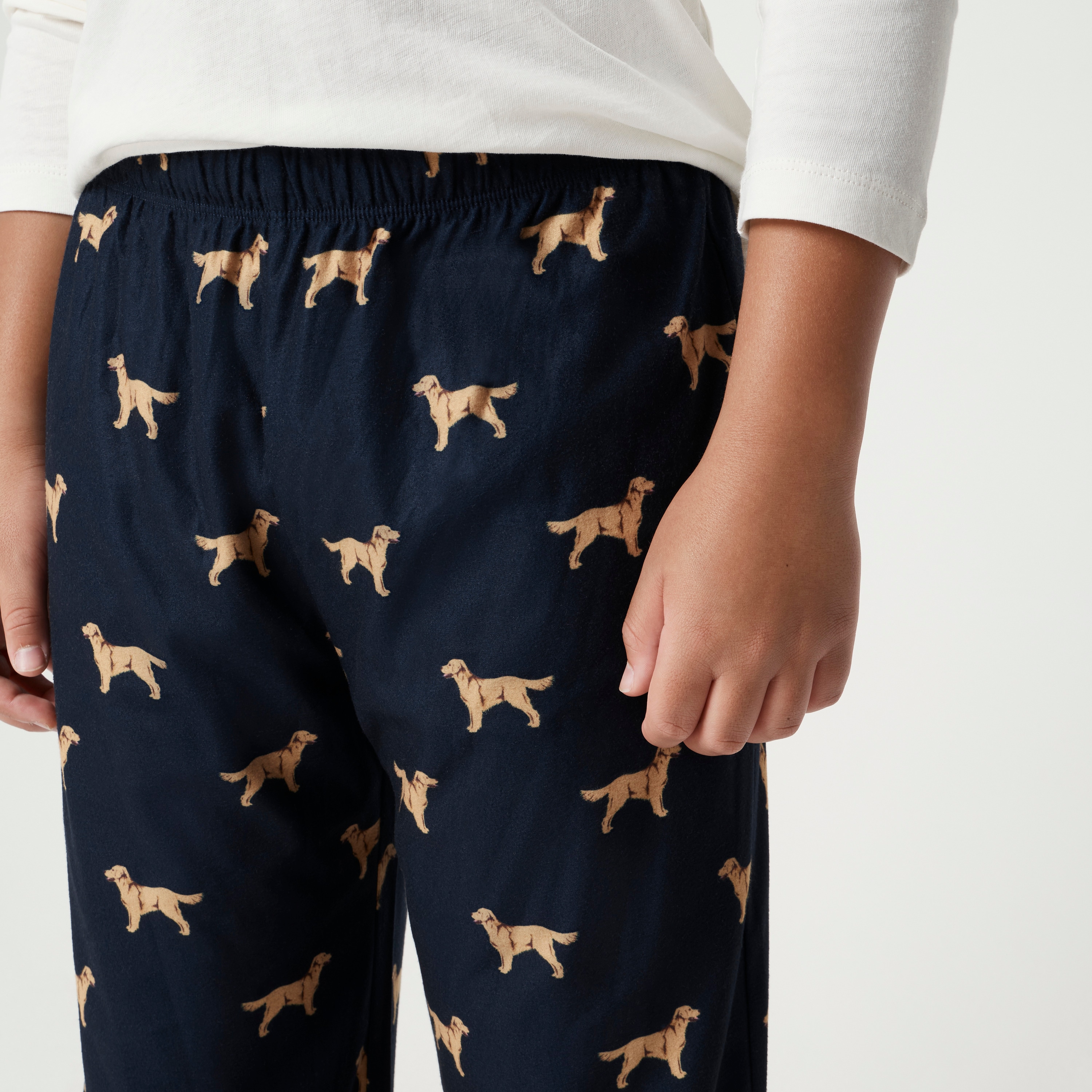 Kids' printed flannel pajama pant