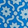 Boys' floral swim trunk LAGOON BLUE BARELY BLUE