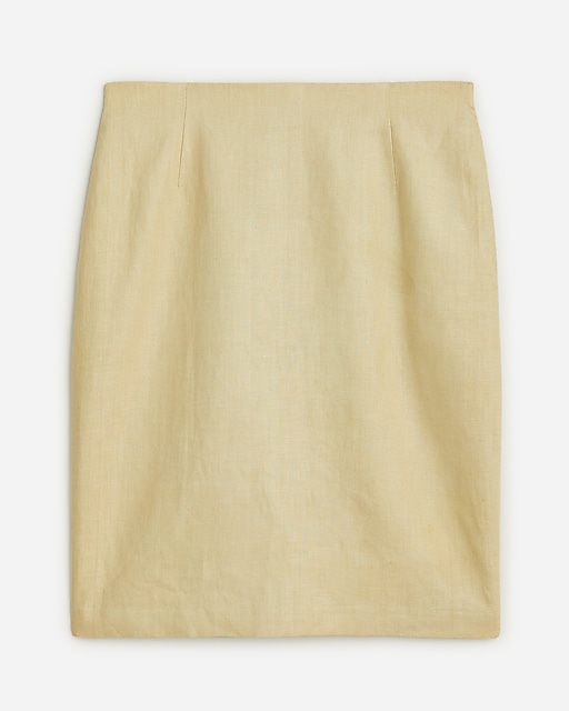 womens Vintage J.Crew '90s linen pencil skirt