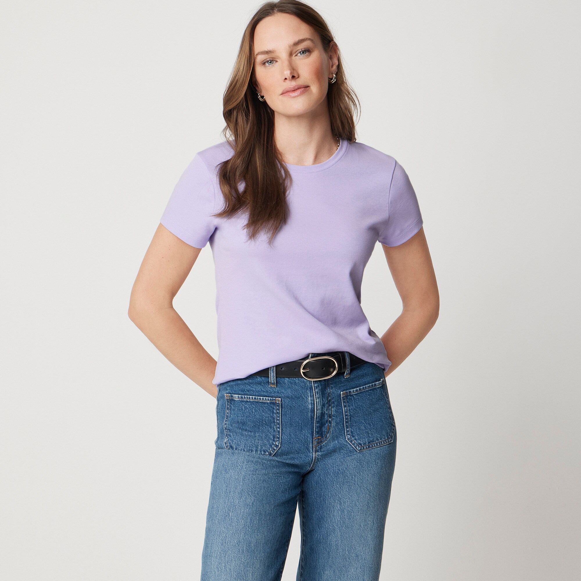 womens Essential short-sleeve crewneck tee