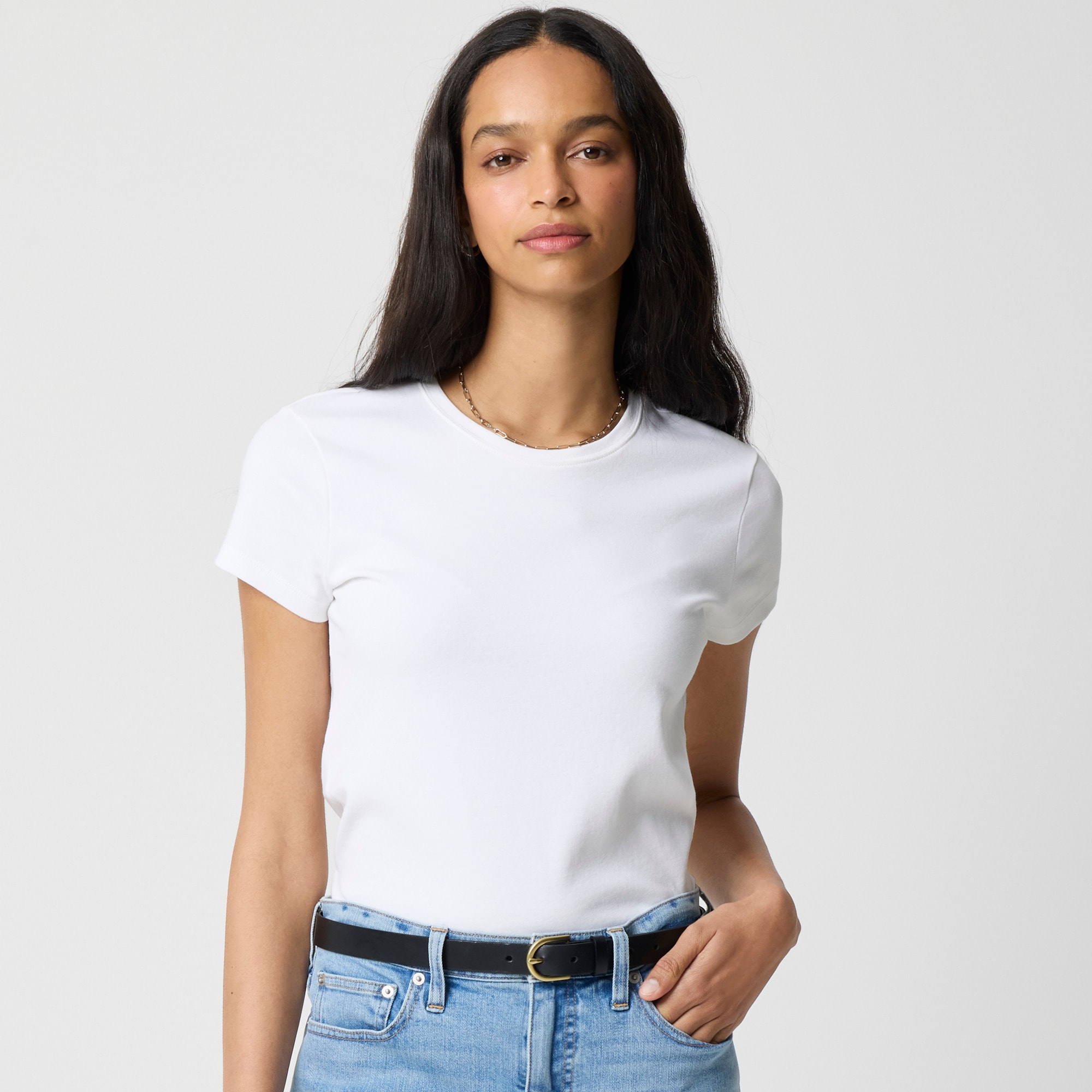 Essential short-sleeve crewneck tee