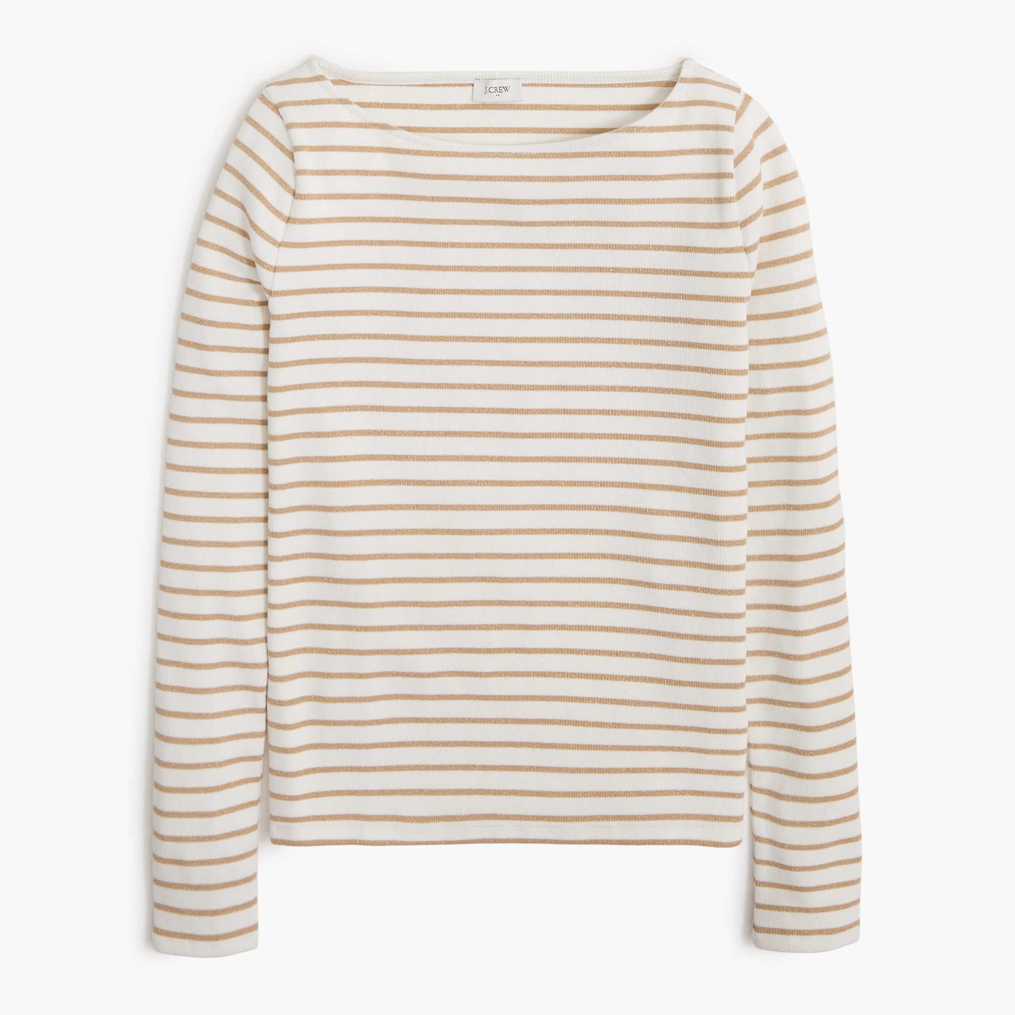 WOMEN'S POCKET SAILOR CREW NECK TEE - THIN STRIPE