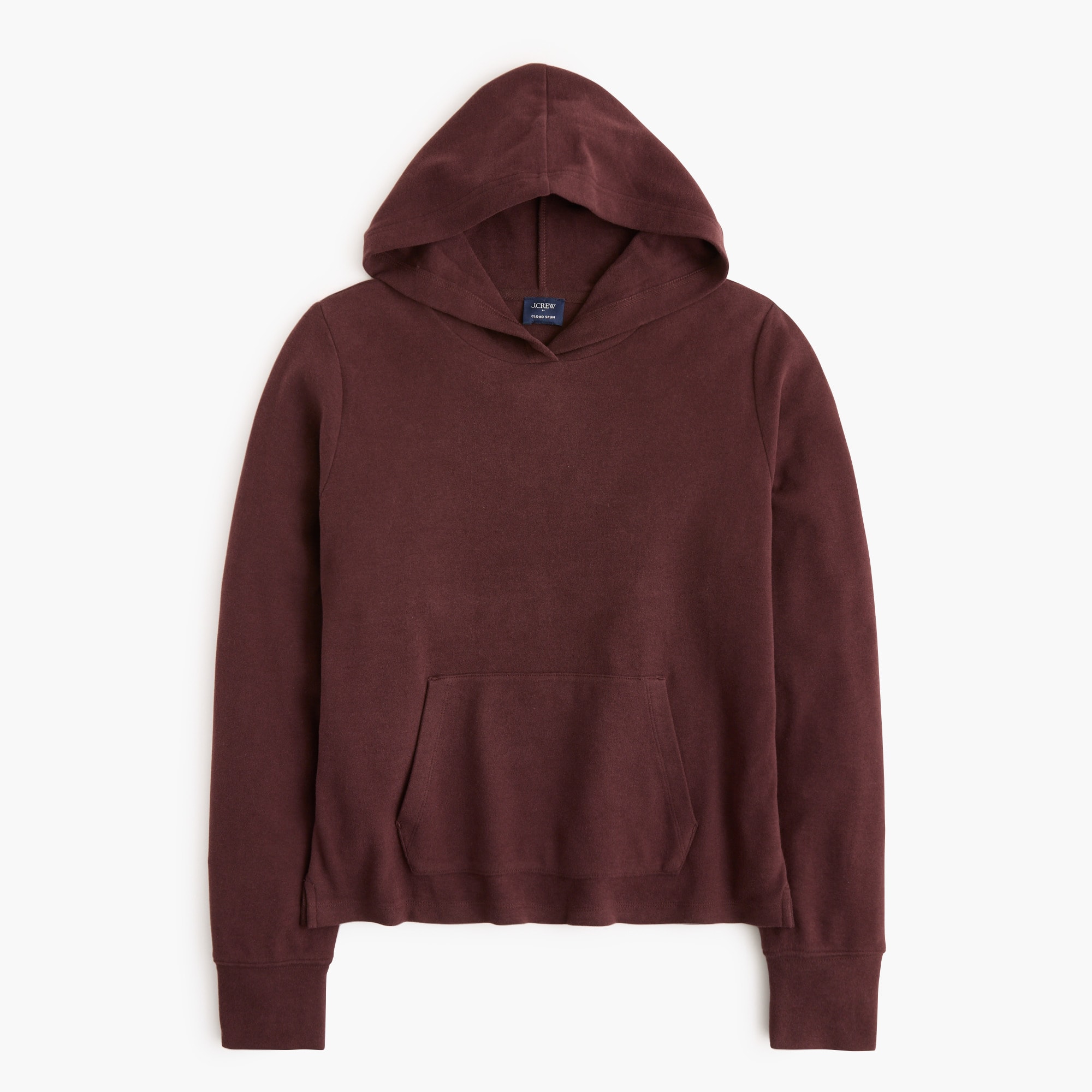 Knit hoodie cloudspun yarn